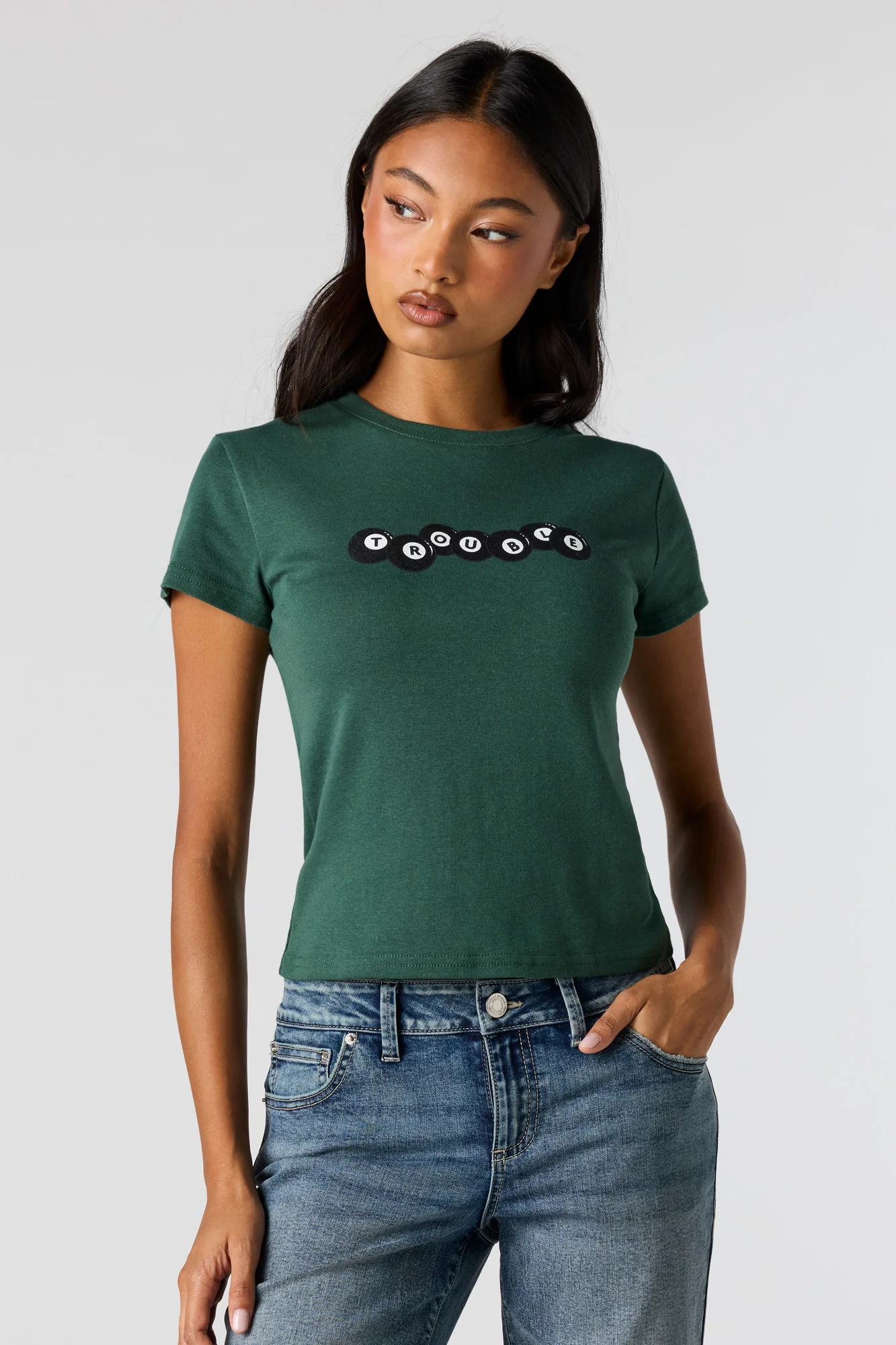 Graphic Ribbed T-Shirt - Image 17