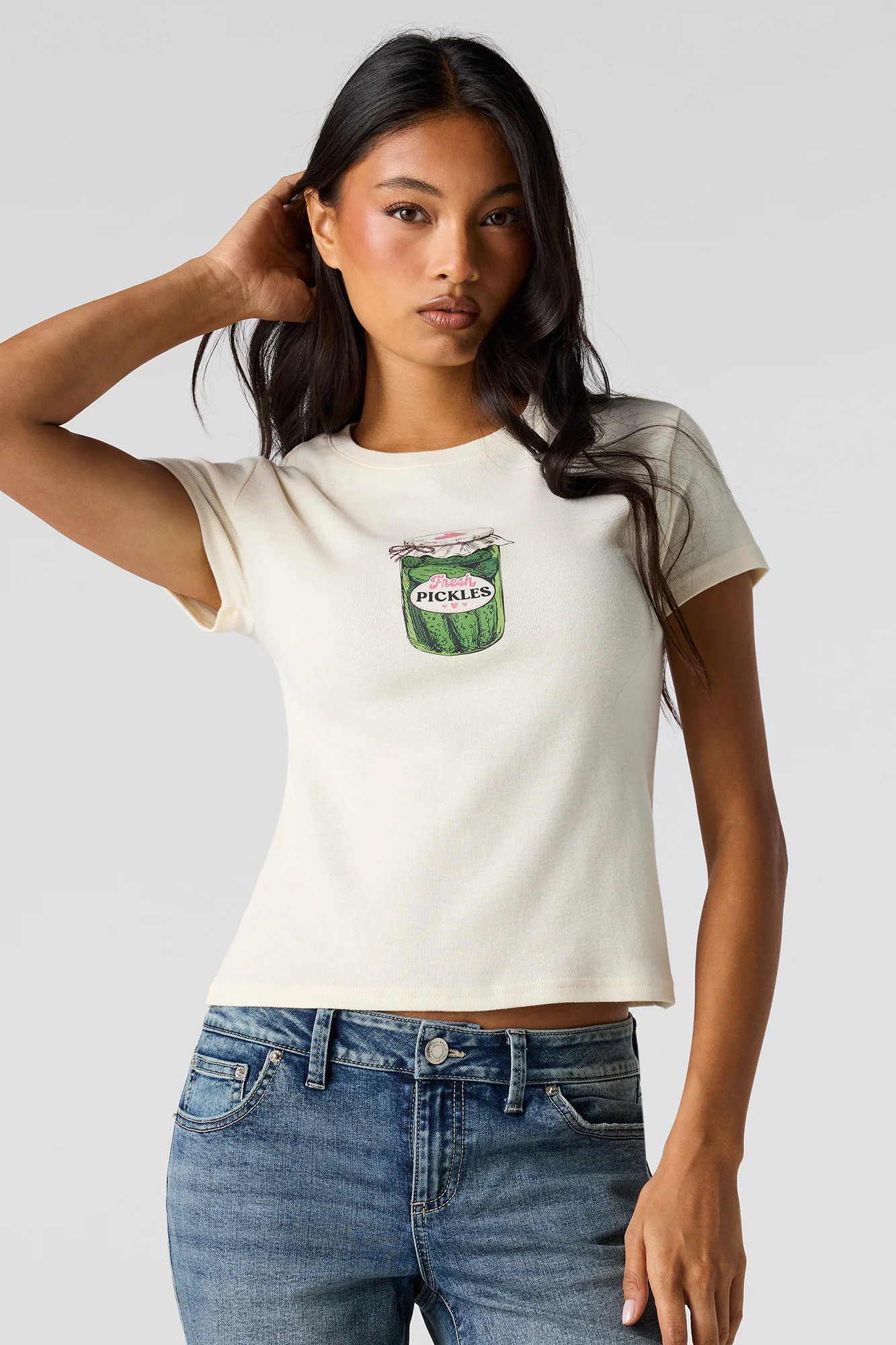 Graphic Ribbed T-Shirt - Image 20