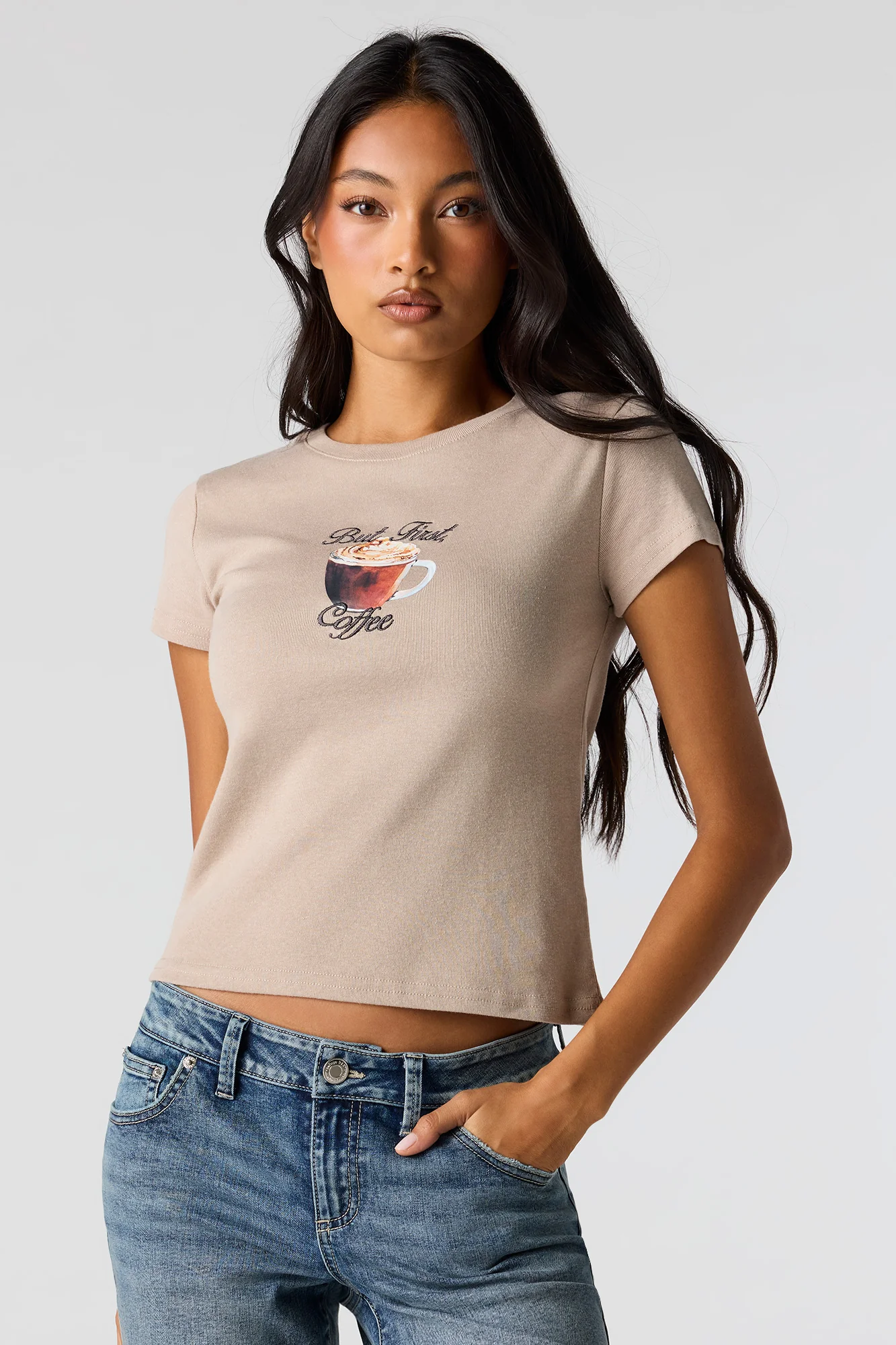 Graphic Ribbed T-Shirt - Image 23