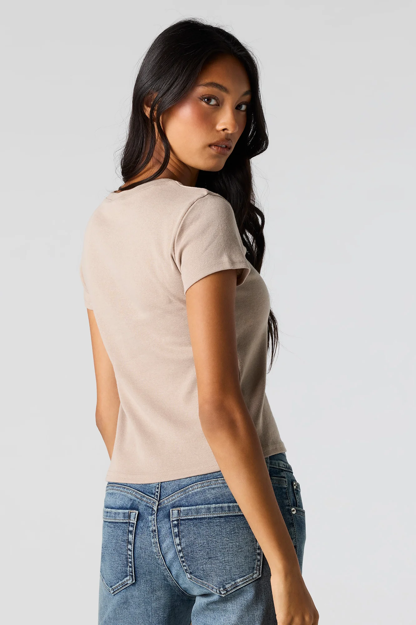 Graphic Ribbed T-Shirt - Image 24