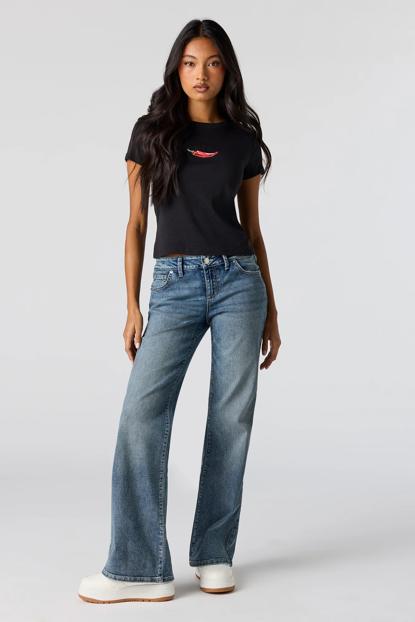Graphic Ribbed T-Shirt - Image 6