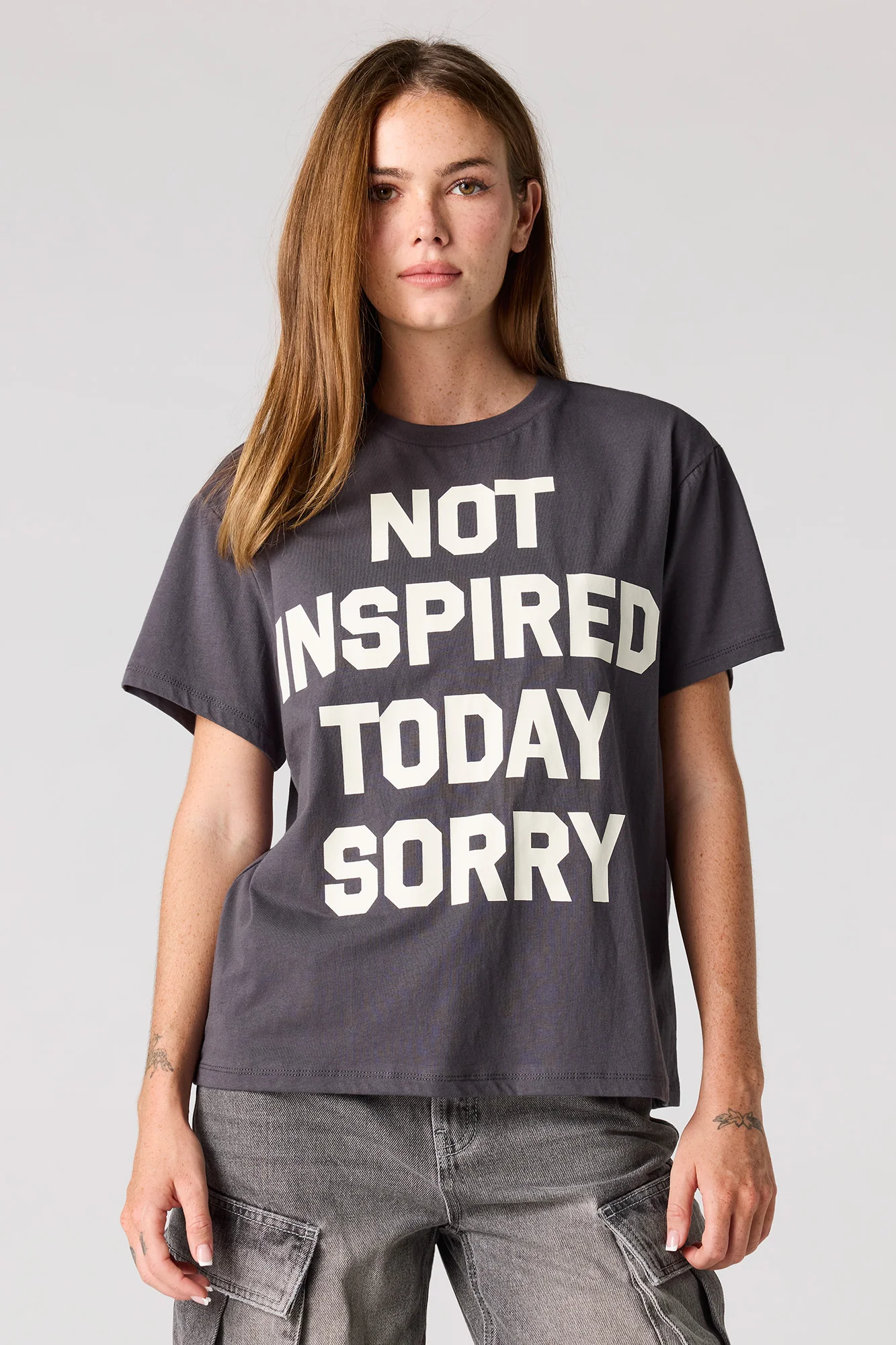 Graphic Boxy Boyfriend T-Shirt - Image 10