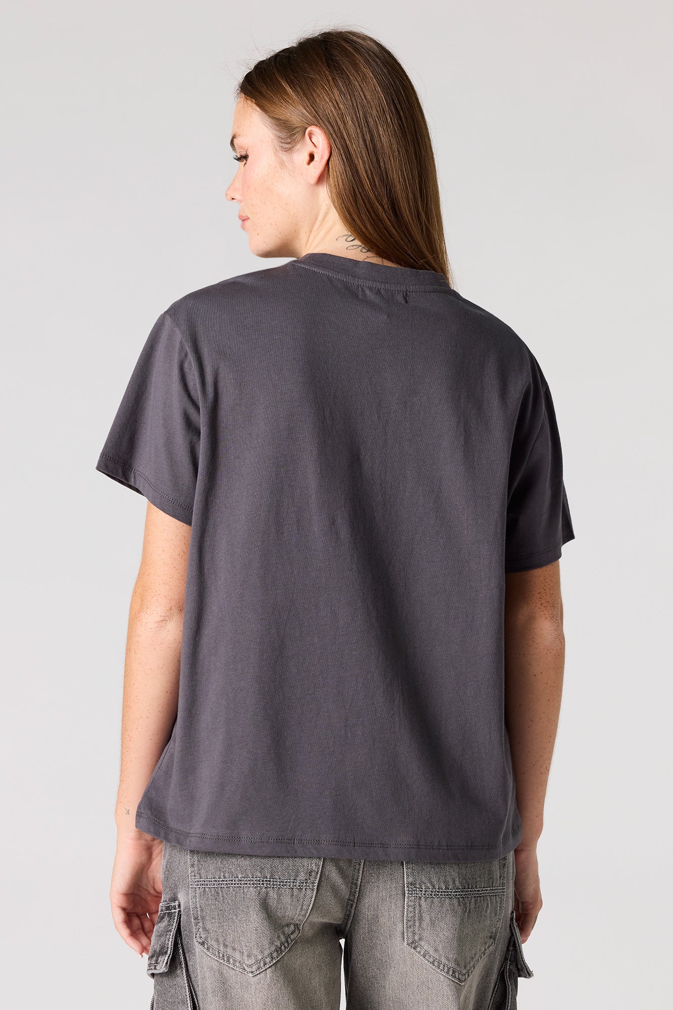 Graphic Boxy Boyfriend T-Shirt - Image 11