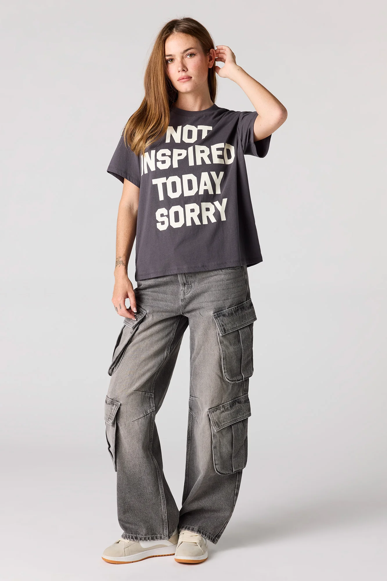 Graphic Boxy Boyfriend T-Shirt - Image 12
