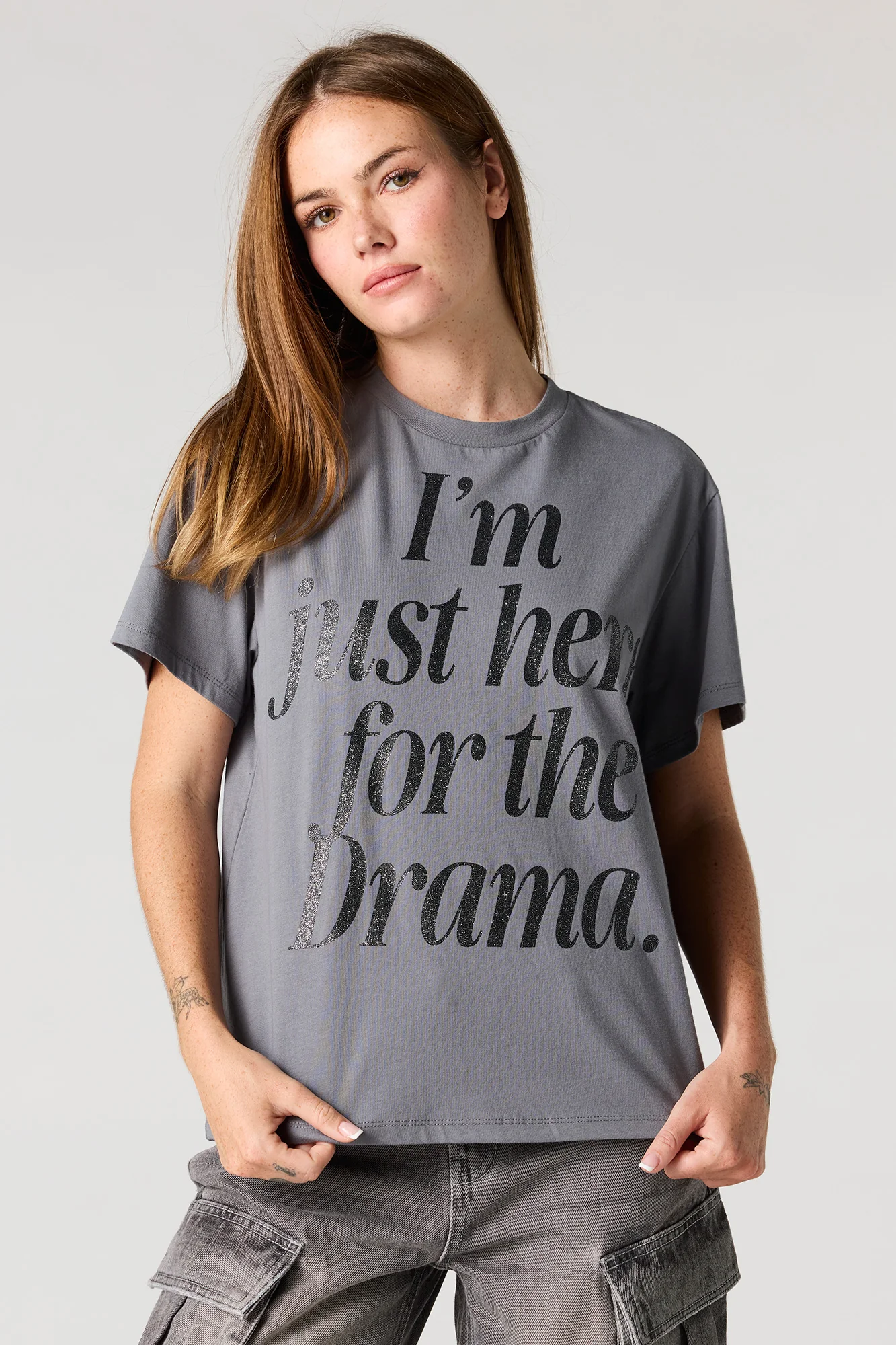 Graphic Boxy Boyfriend T-Shirt - Image 7