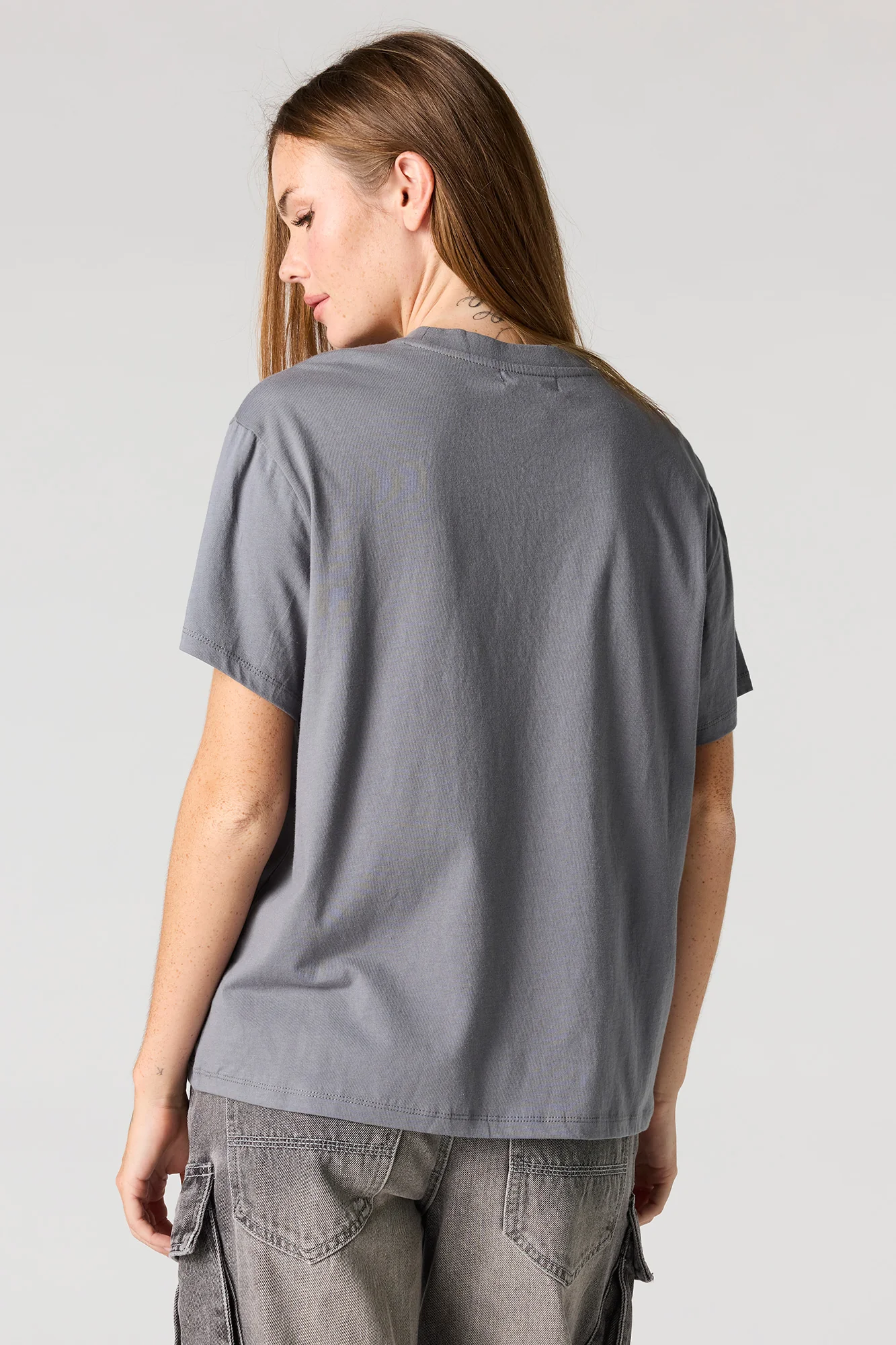 Graphic Boxy Boyfriend T-Shirt - Image 8