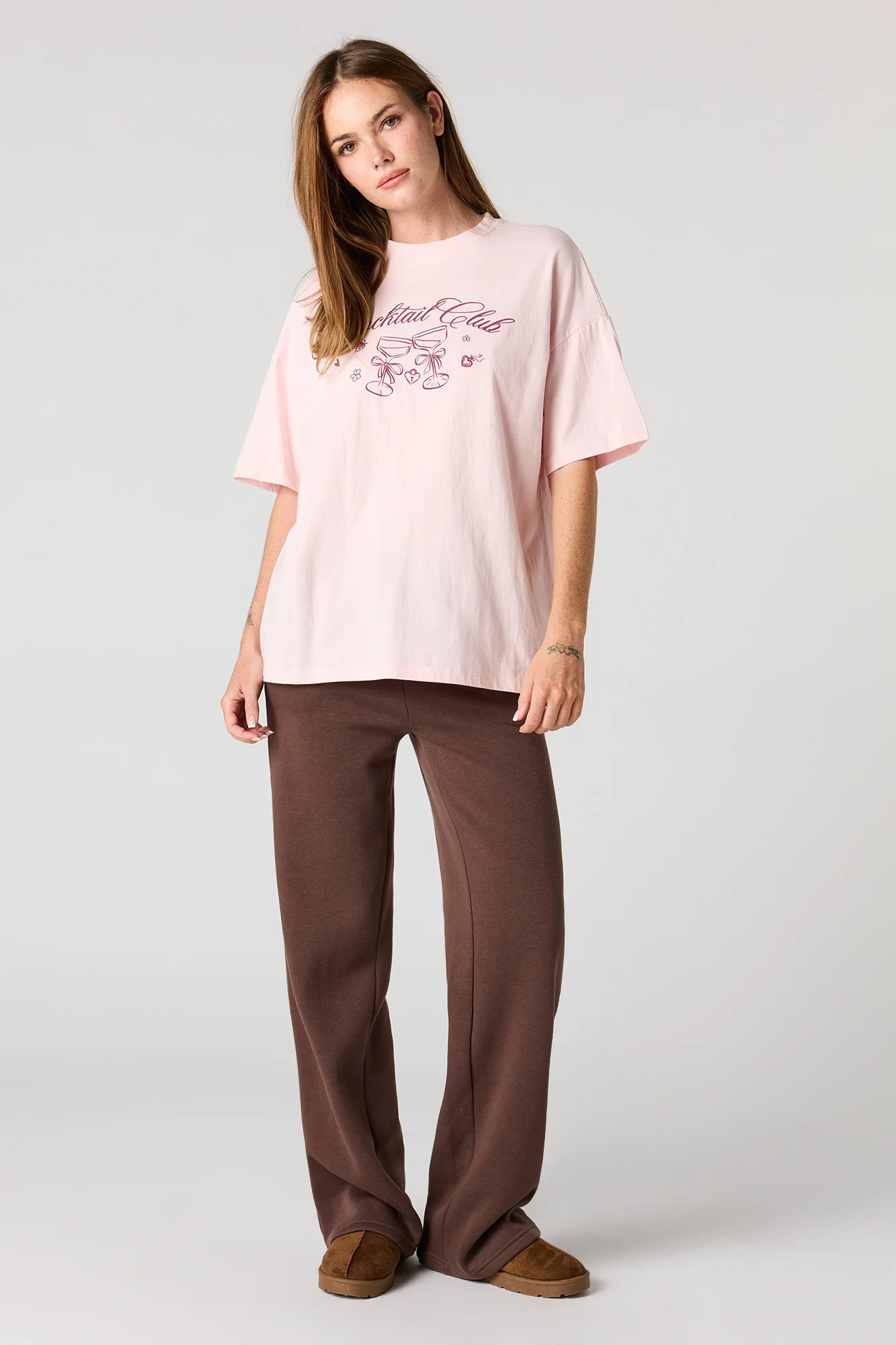 Cocktail Graphic Oversized T-Shirt - Image 3