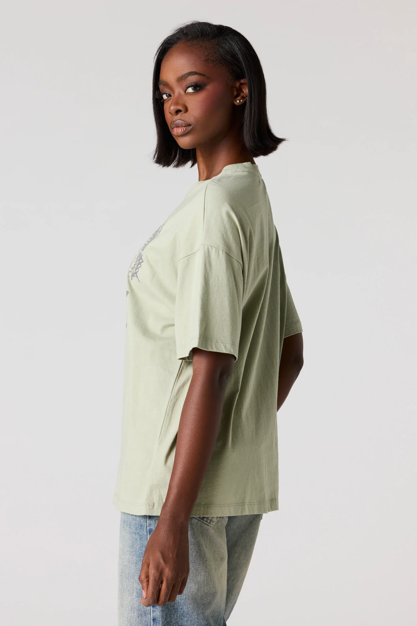Oversized Mystic Graphic T-Shirt - Image 2