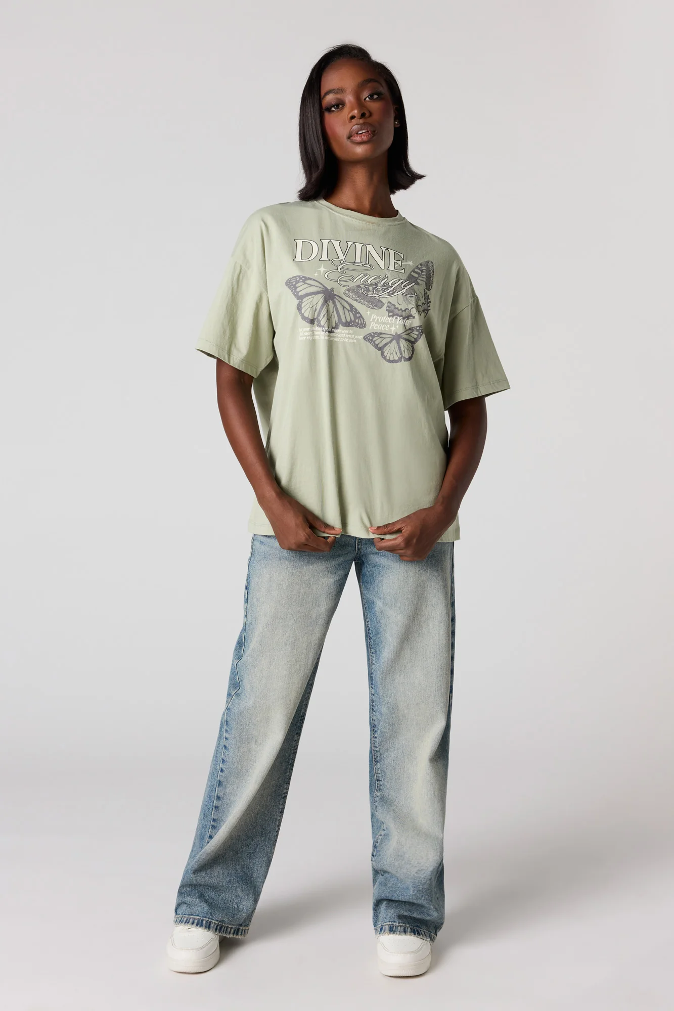 Oversized Mystic Graphic T-Shirt - Image 3