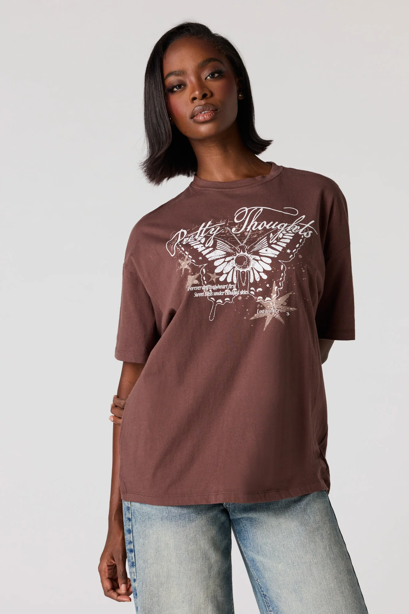 Oversized Mystic Graphic T-Shirt - Image 4