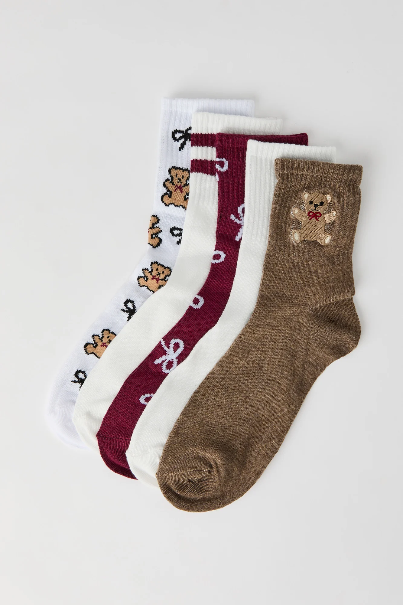 Assorted Quarter Socks (5 Pack)