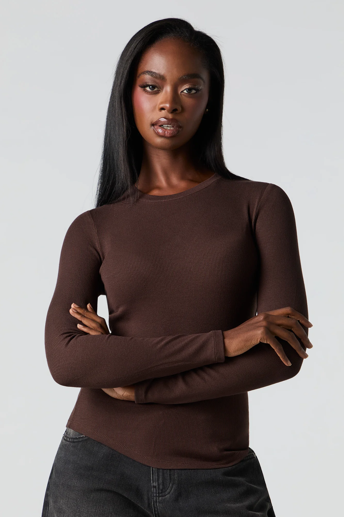 Ribbed Long Sleeve Top - Image 10