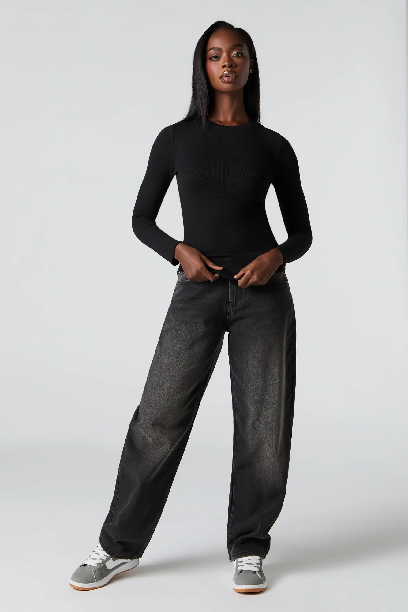 Ribbed Long Sleeve Top - Image 6
