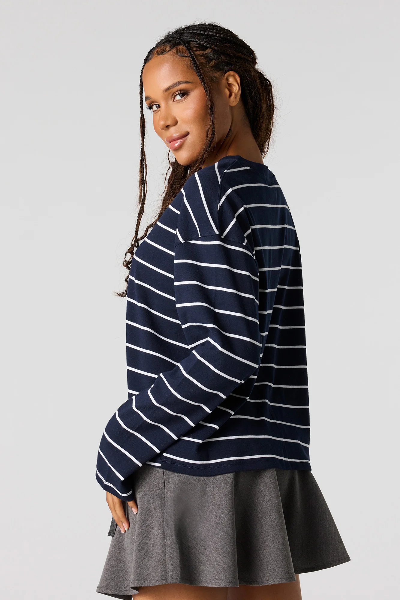 Heavy Cotton Long Sleeve Top - Image 2
