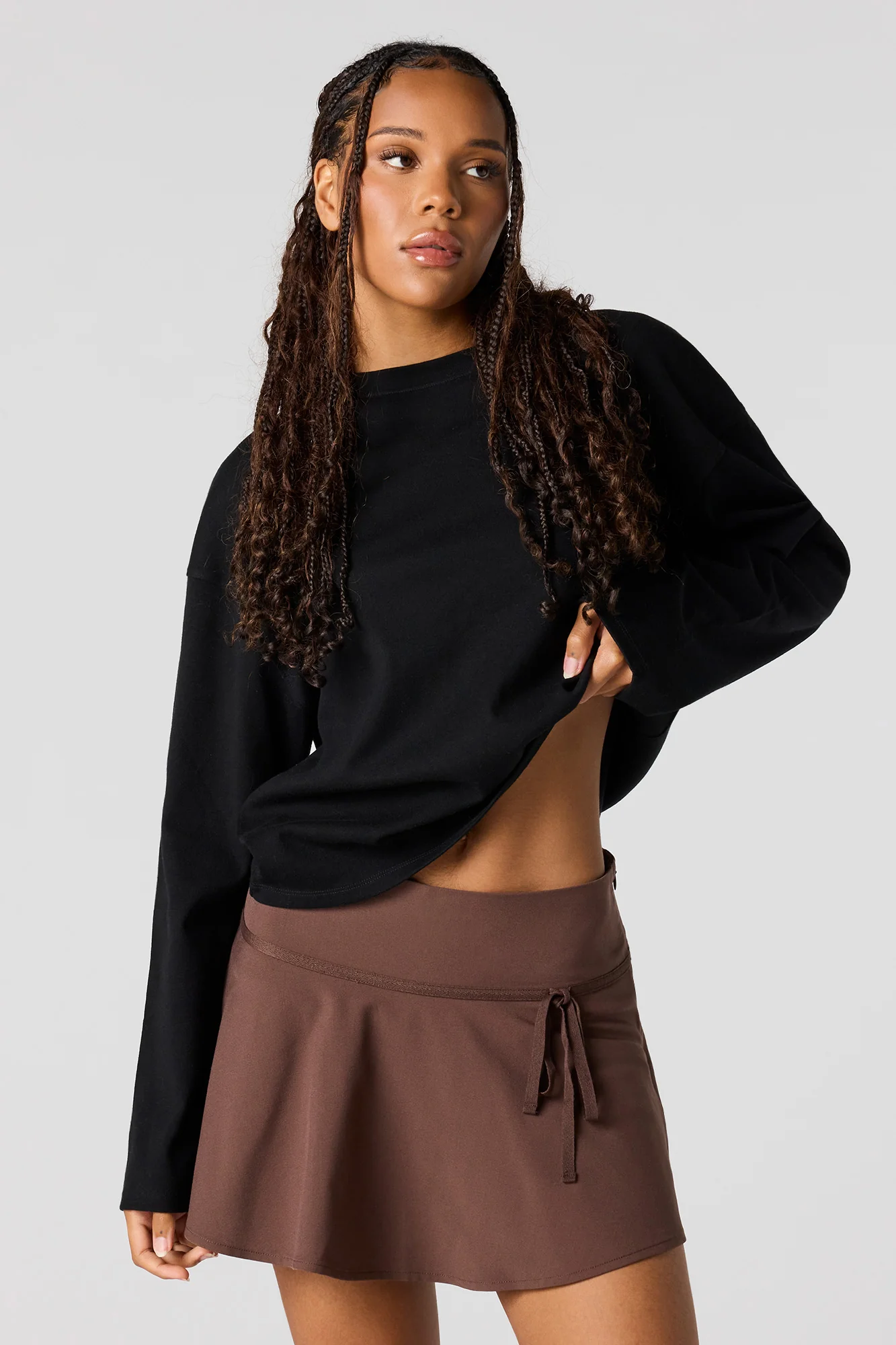 Heavy Cotton Long Sleeve Top - Image 8