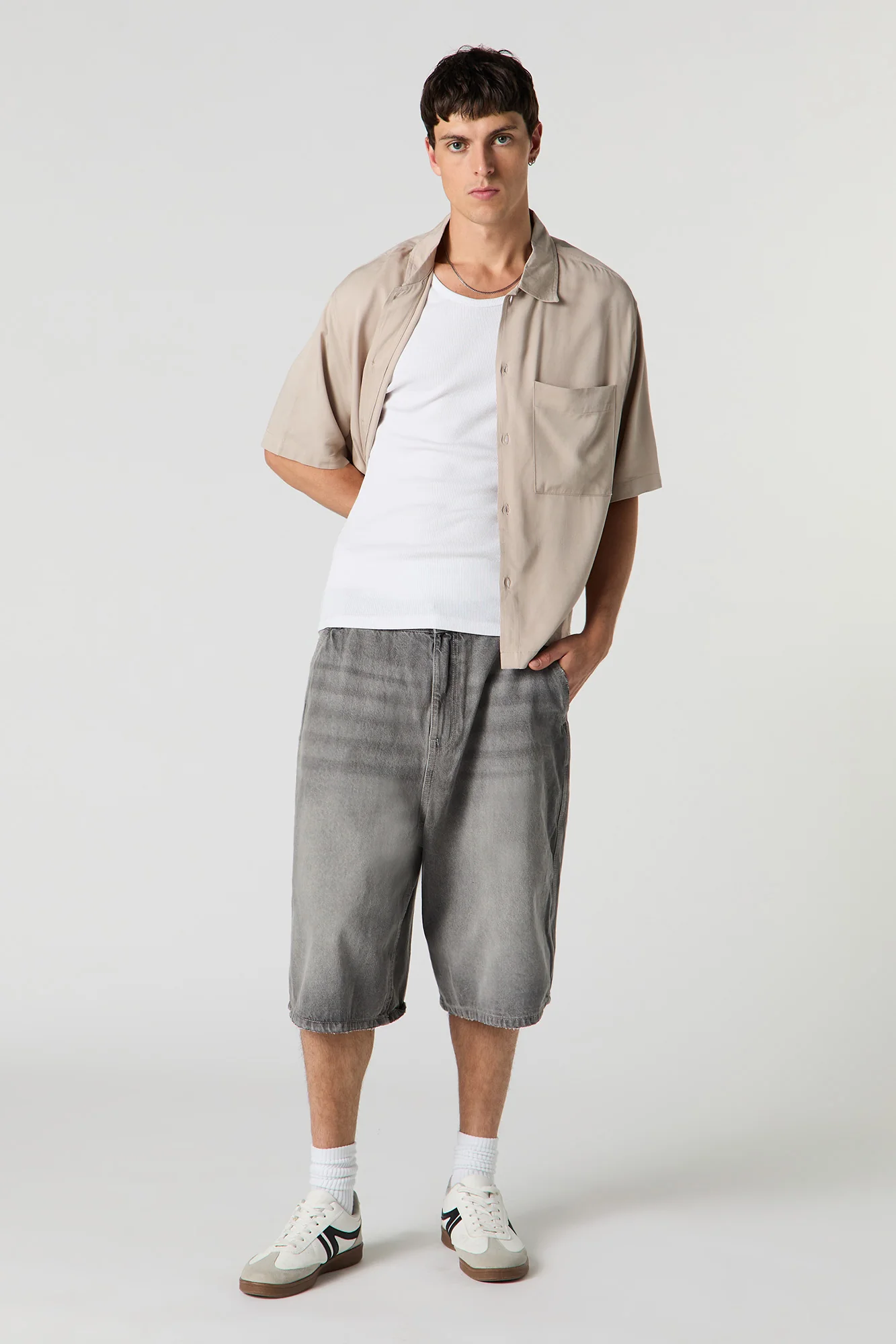 Boxy Button-Up Top - Image 12