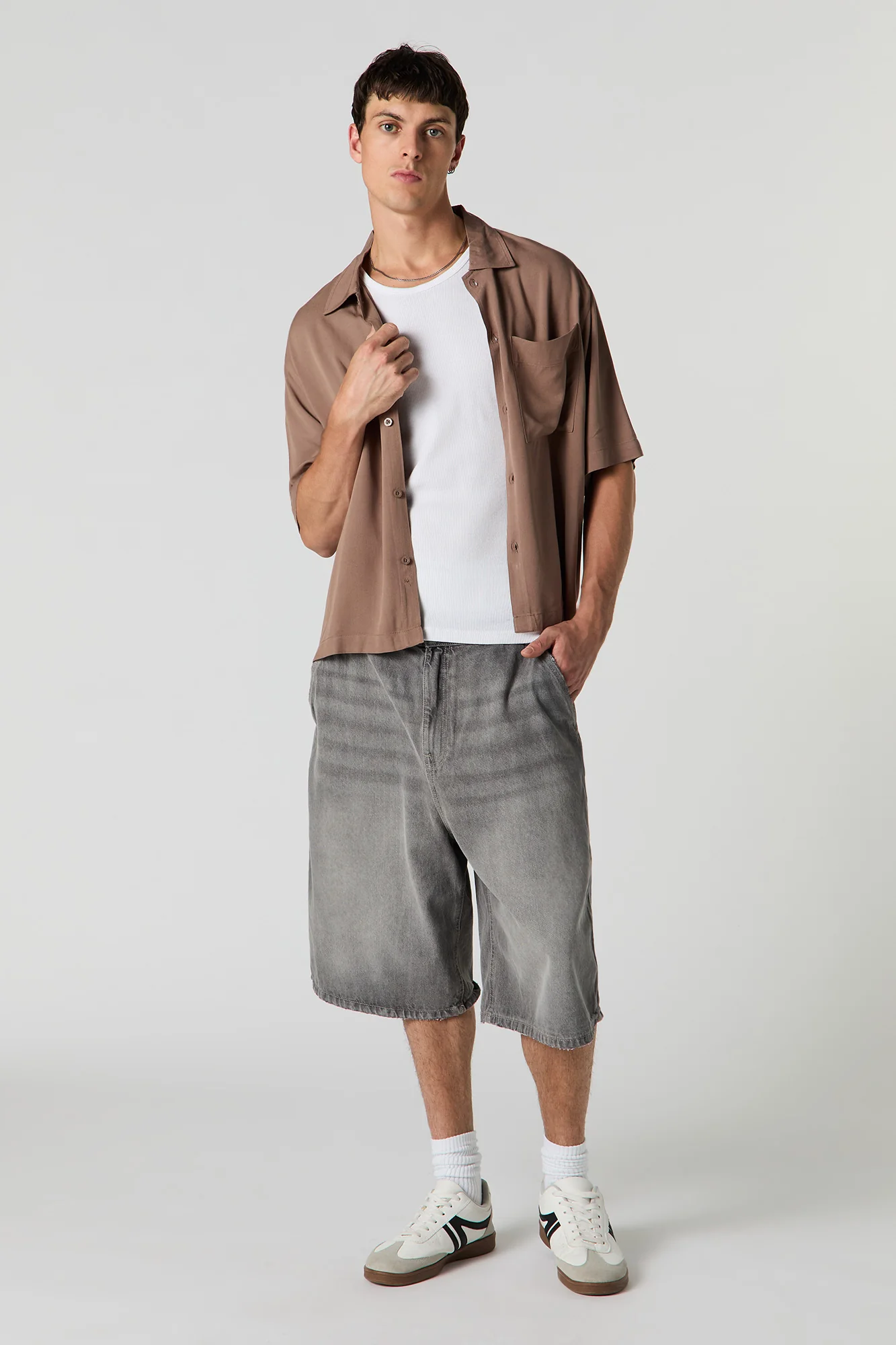 Boxy Button-Up Top - Image 3