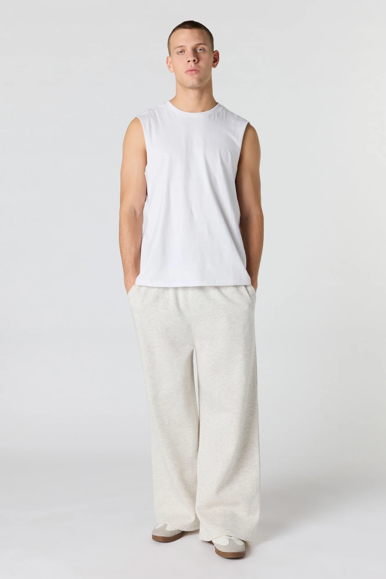 Fleece Wide Leg Sweatpant - Image 11