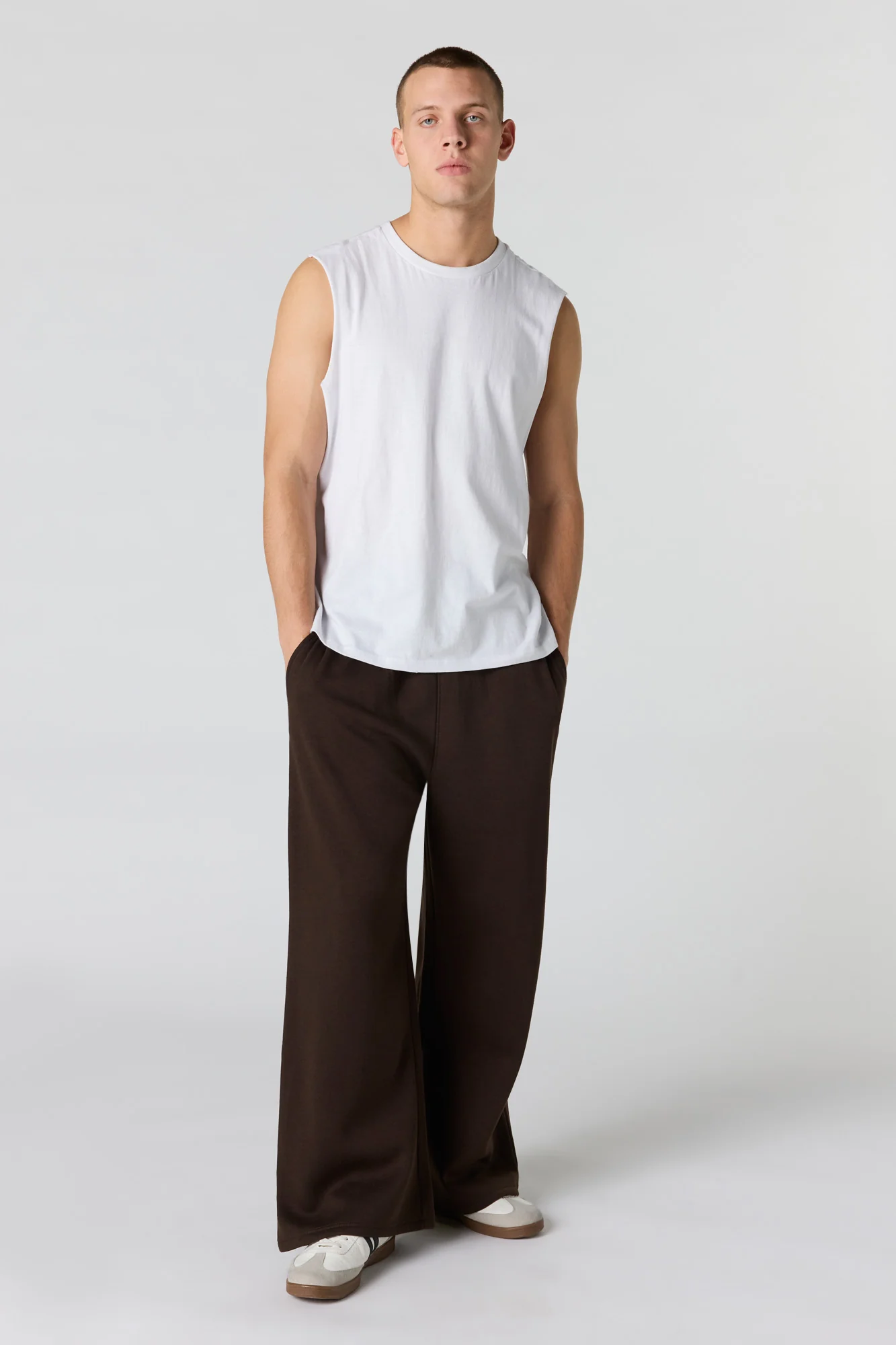 Fleece Wide Leg Sweatpant - Image 14