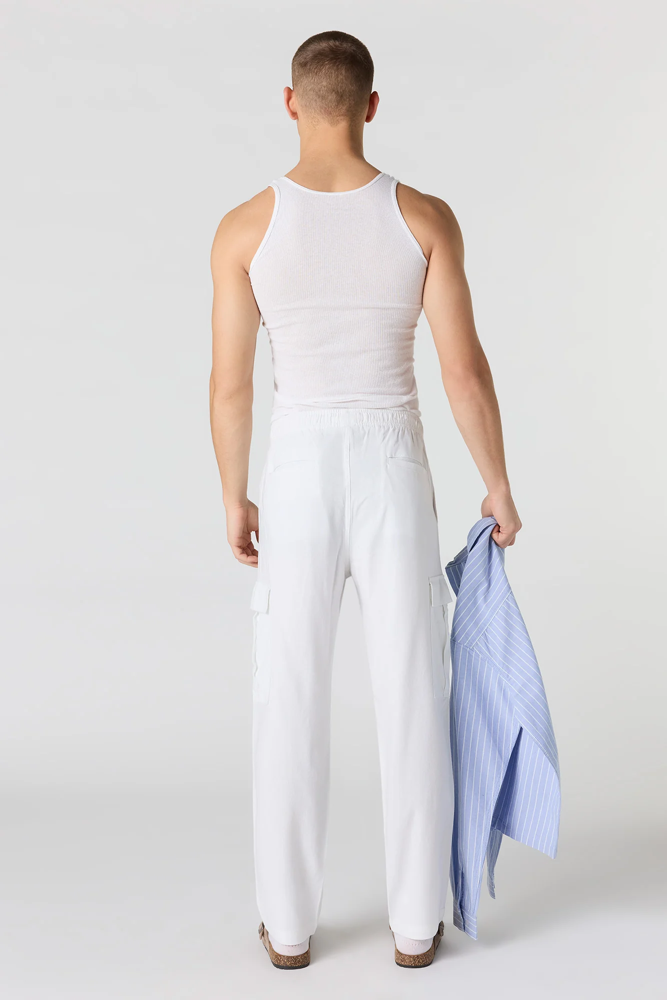 Linen Baggy Cargo Jogger - Image 6