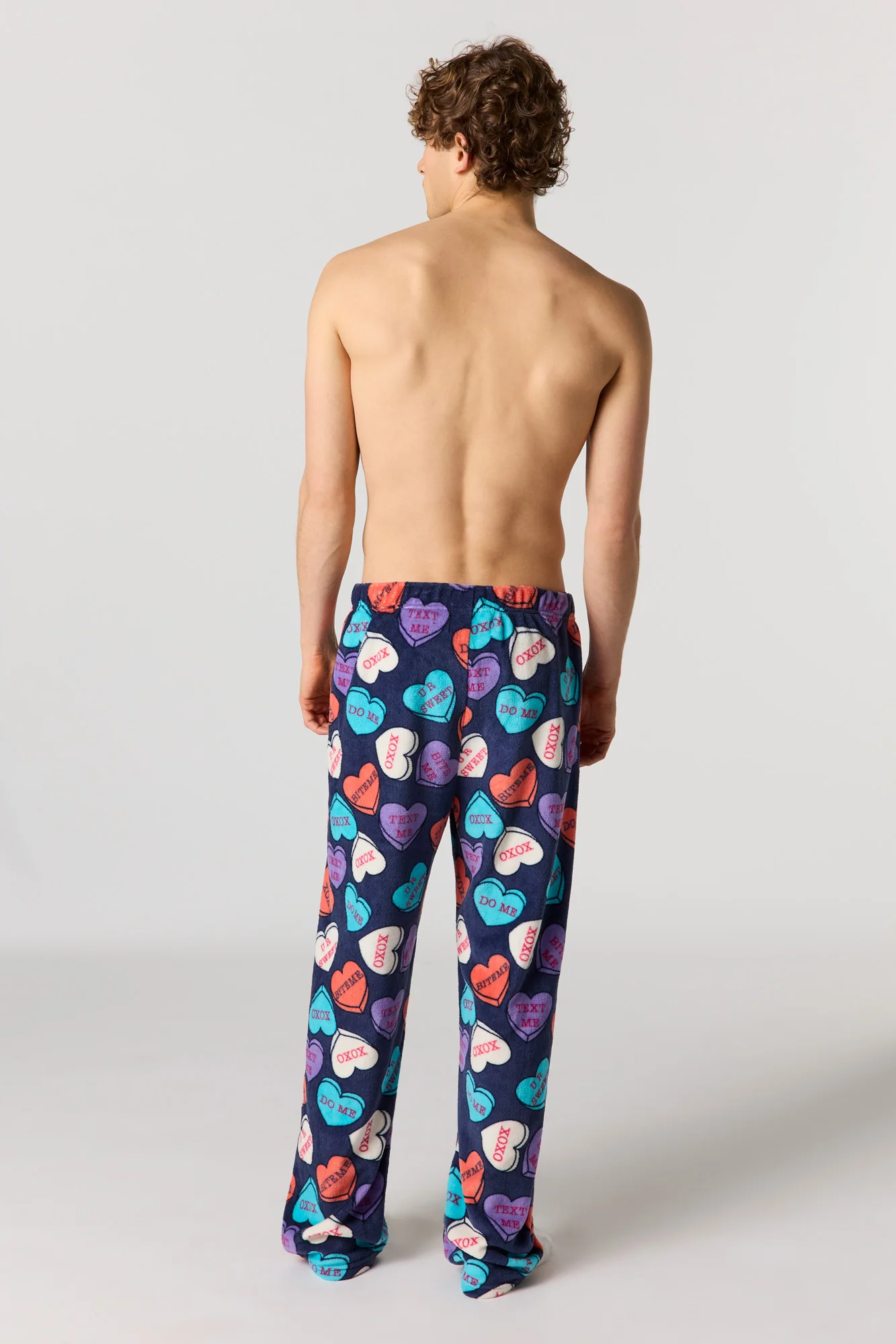 Plush Printed Pajama Pant - Image 3