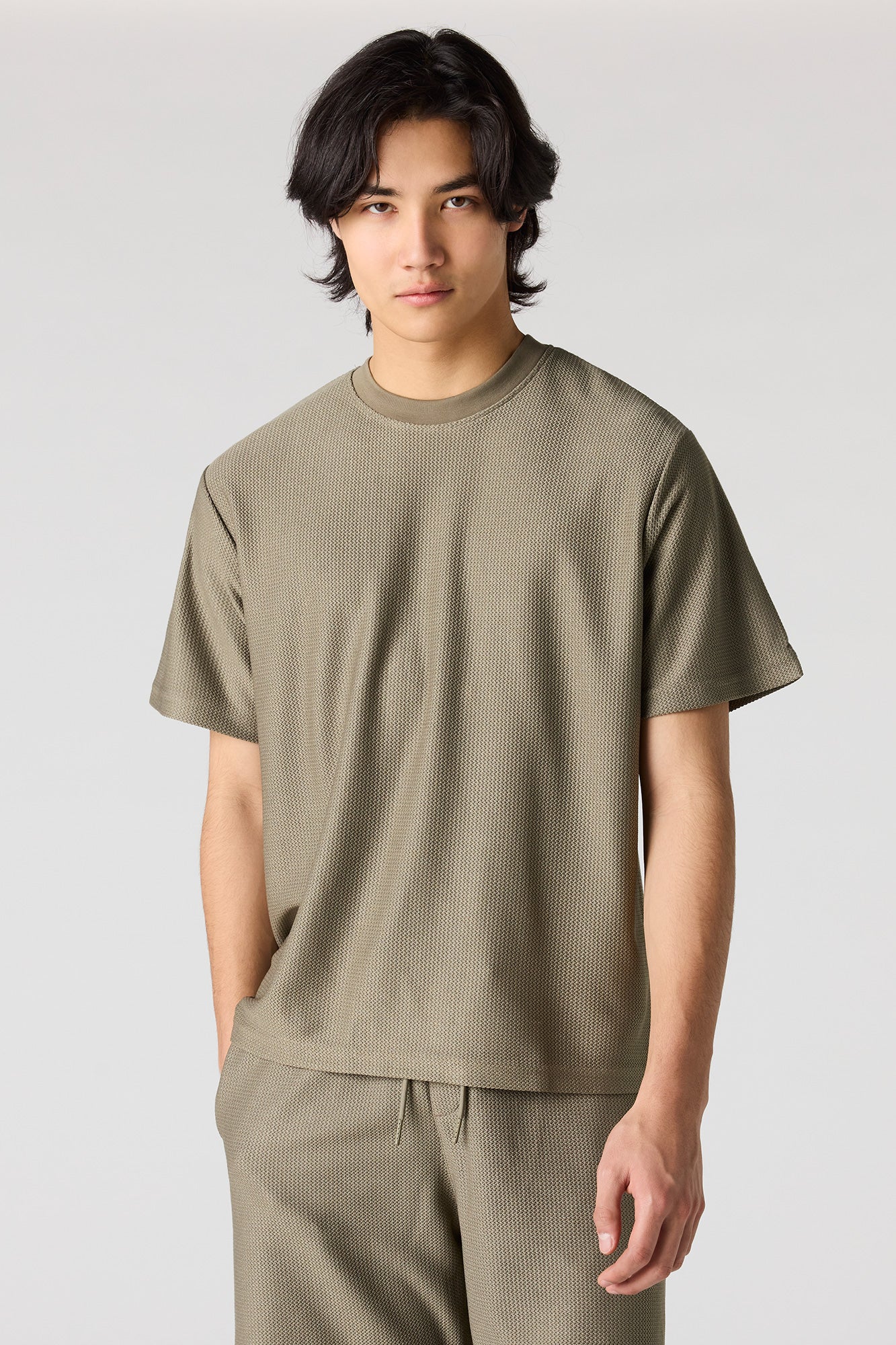 Honeycomb Crewneck T-Shirt