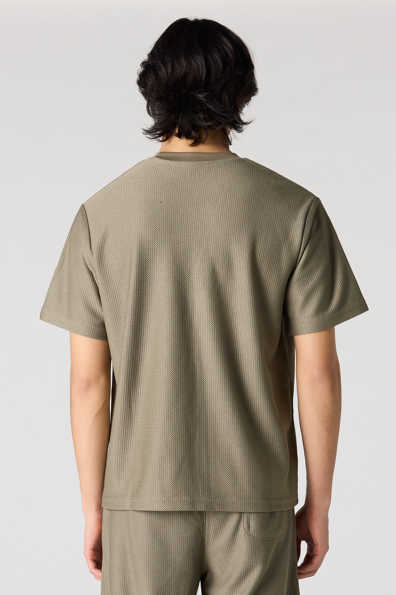 Honeycomb Crewneck T-Shirt - Image 2