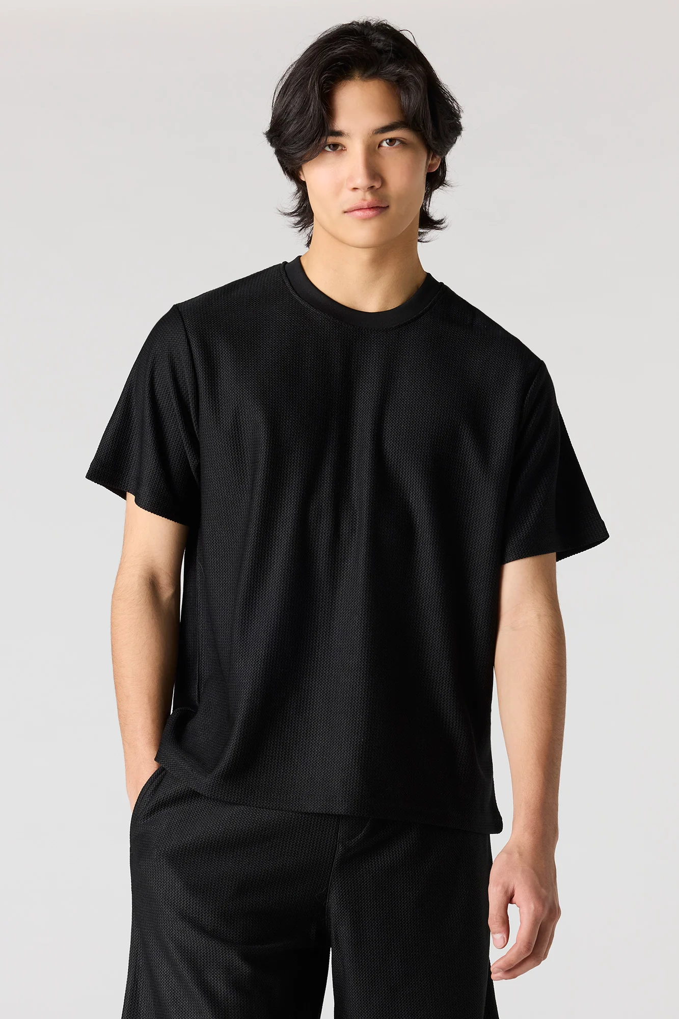 Honeycomb Crewneck T-Shirt - Image 4