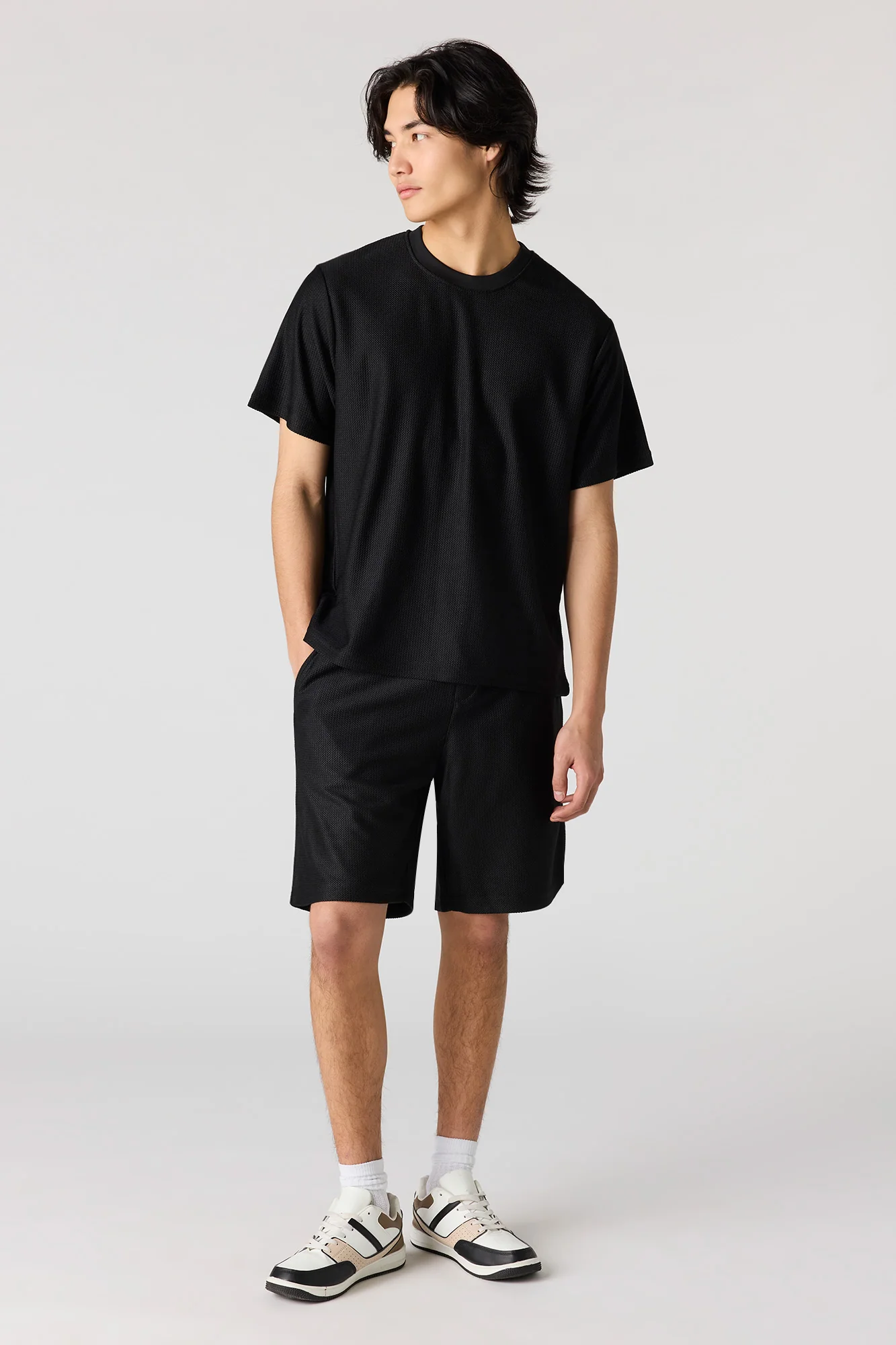 Honeycomb Crewneck T-Shirt - Image 6