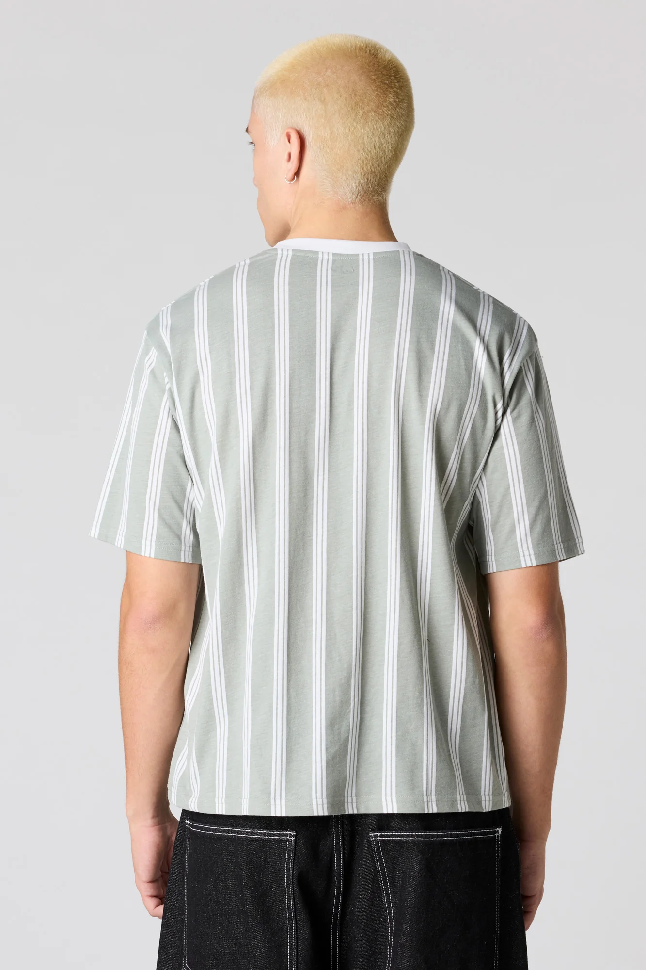 Malibu Embroidered Striped T-Shirt - Image 14