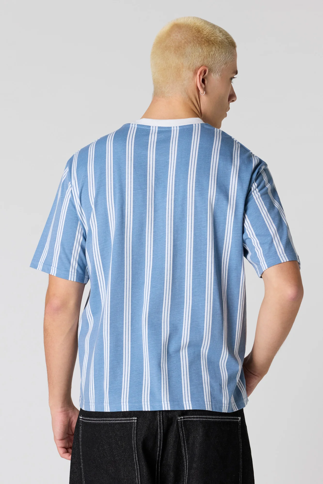 Malibu Embroidered Striped T-Shirt - Image 18
