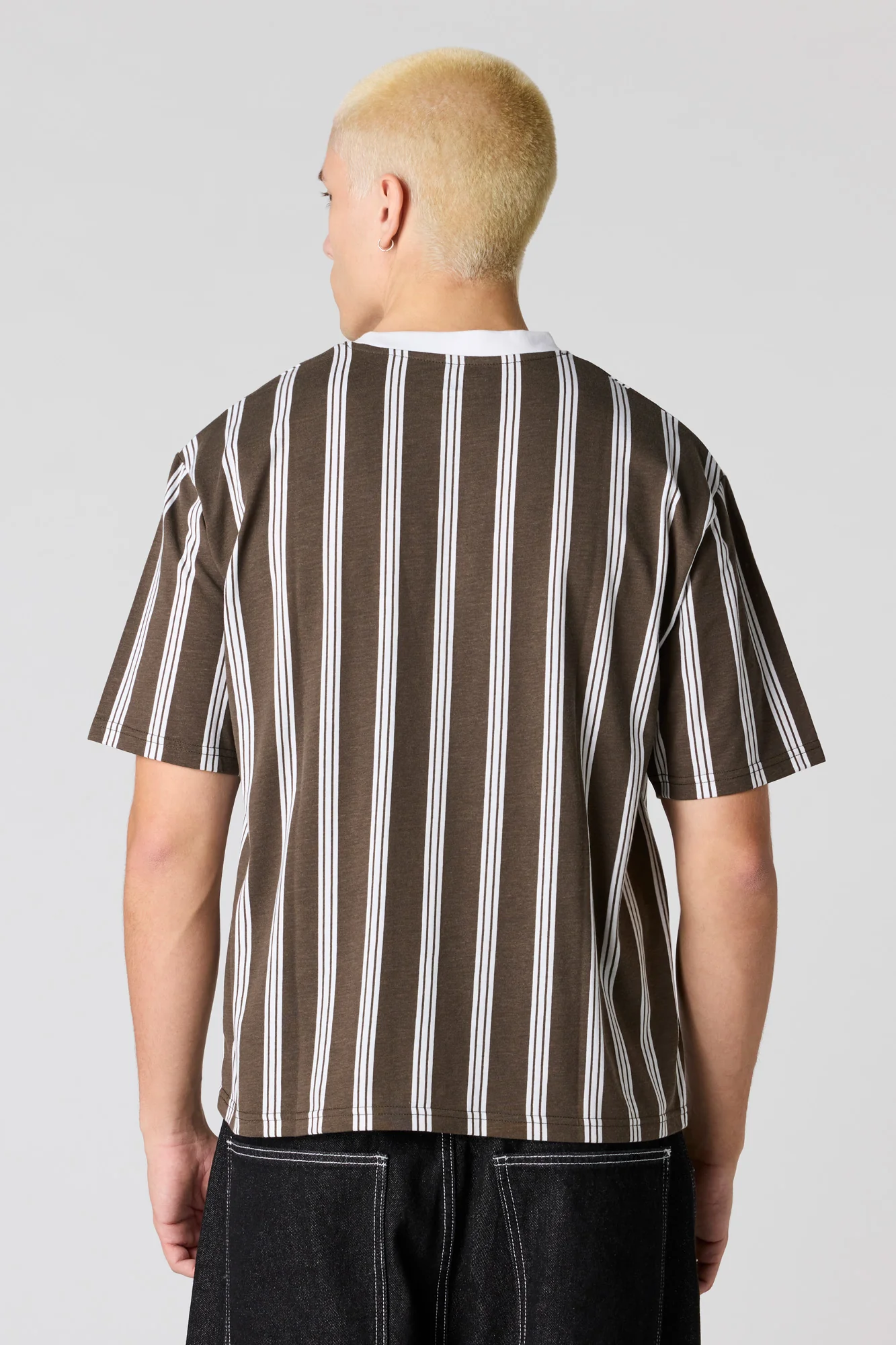 Malibu Embroidered Striped T-Shirt - Image 2