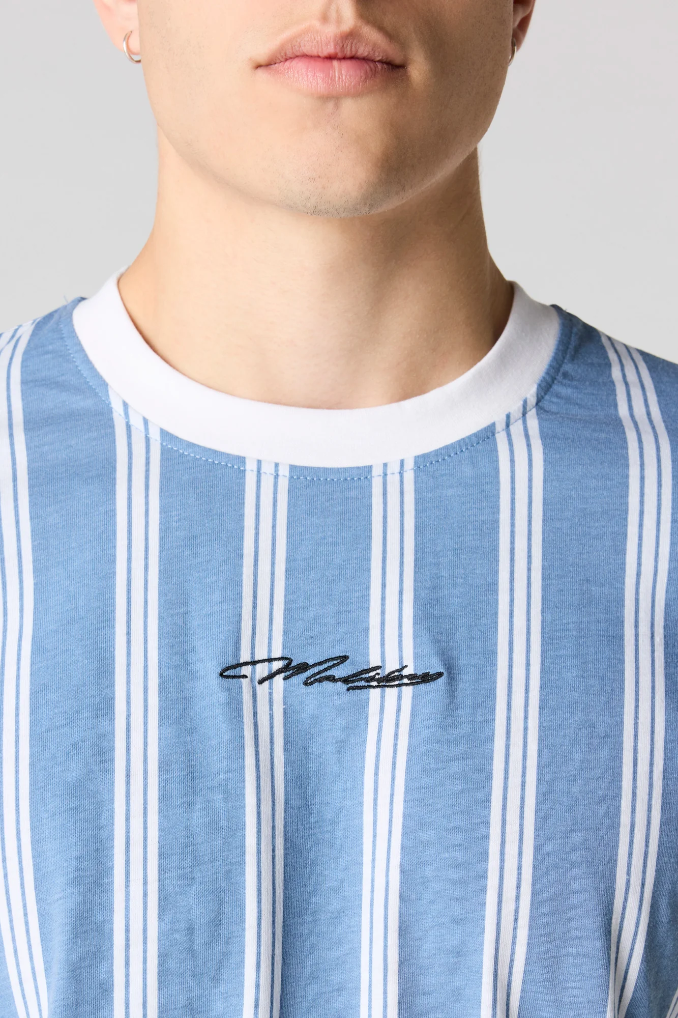 Malibu Embroidered Striped T-Shirt - Image 20