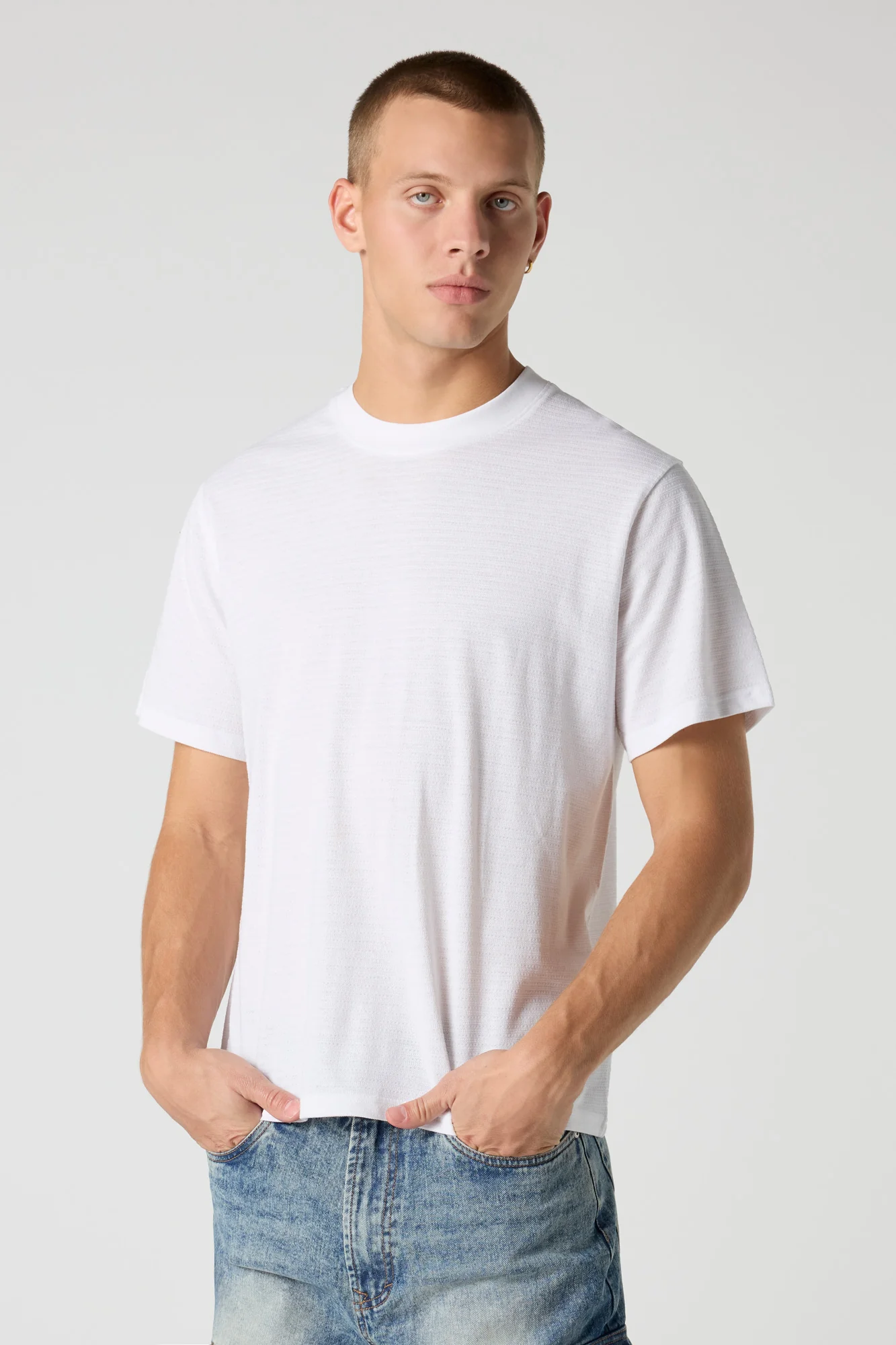 Textured T-Shirt - Image 4