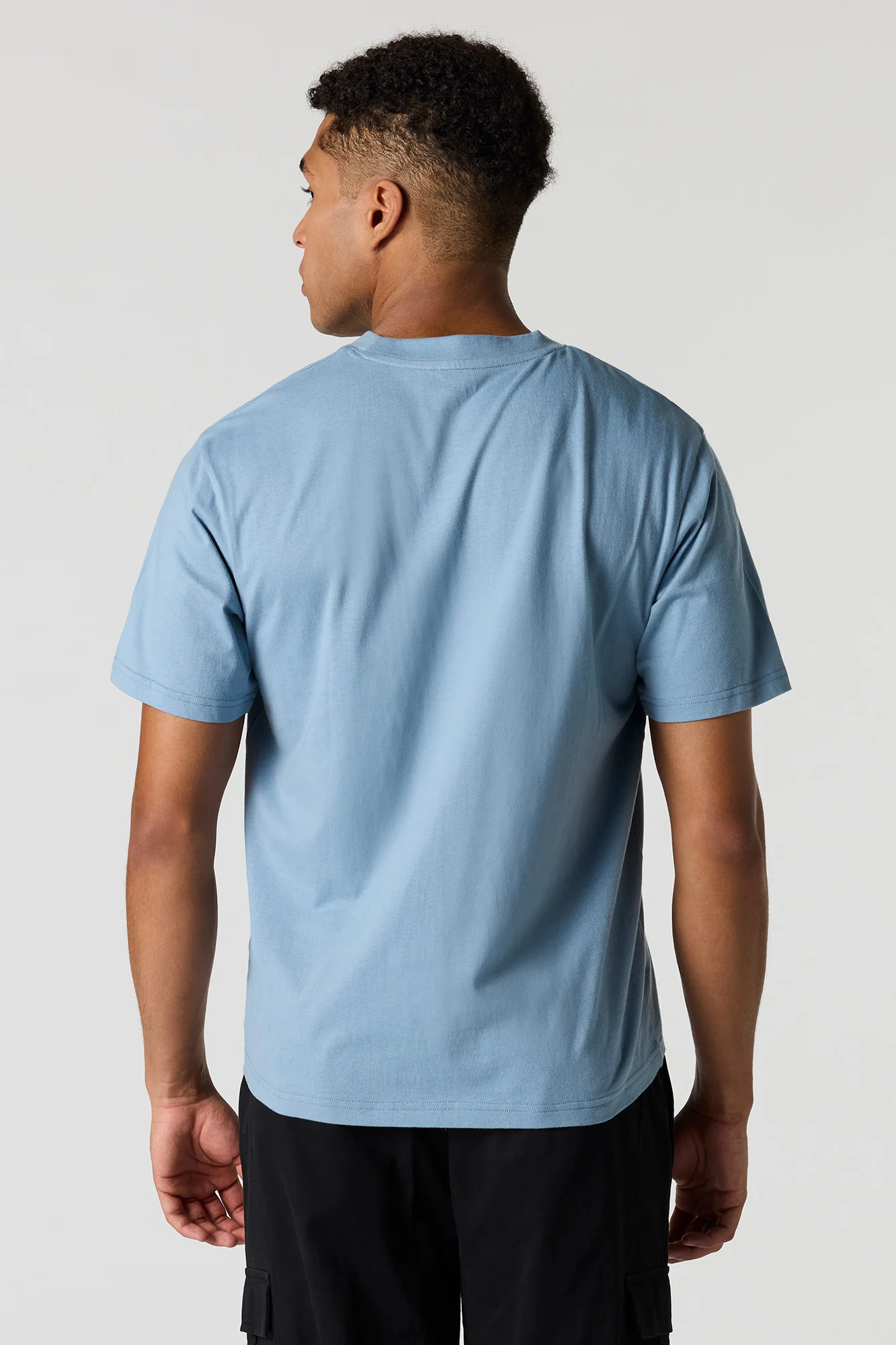 Solid Crew Neck T-Shirt - Image 2