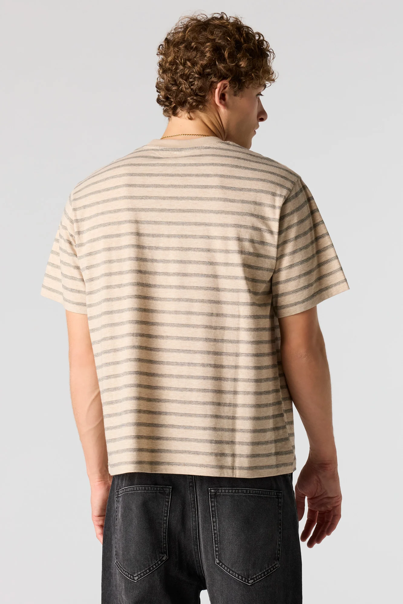Jacquard Striped T-Shirt - Image 8