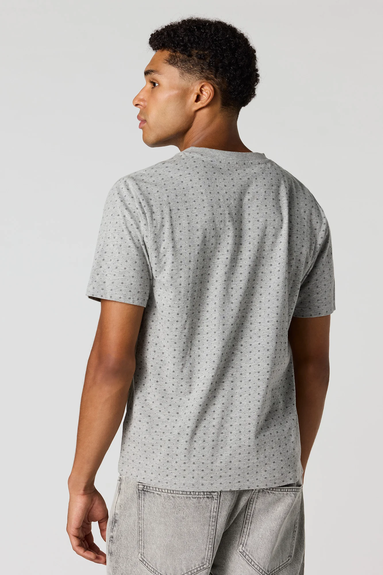 Printed Henley T-Shirt - Image 5