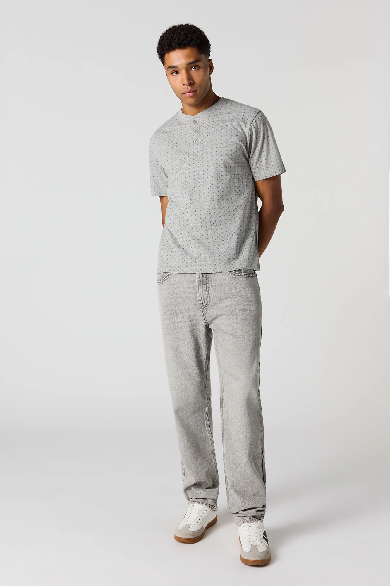 Printed Henley T-Shirt - Image 6