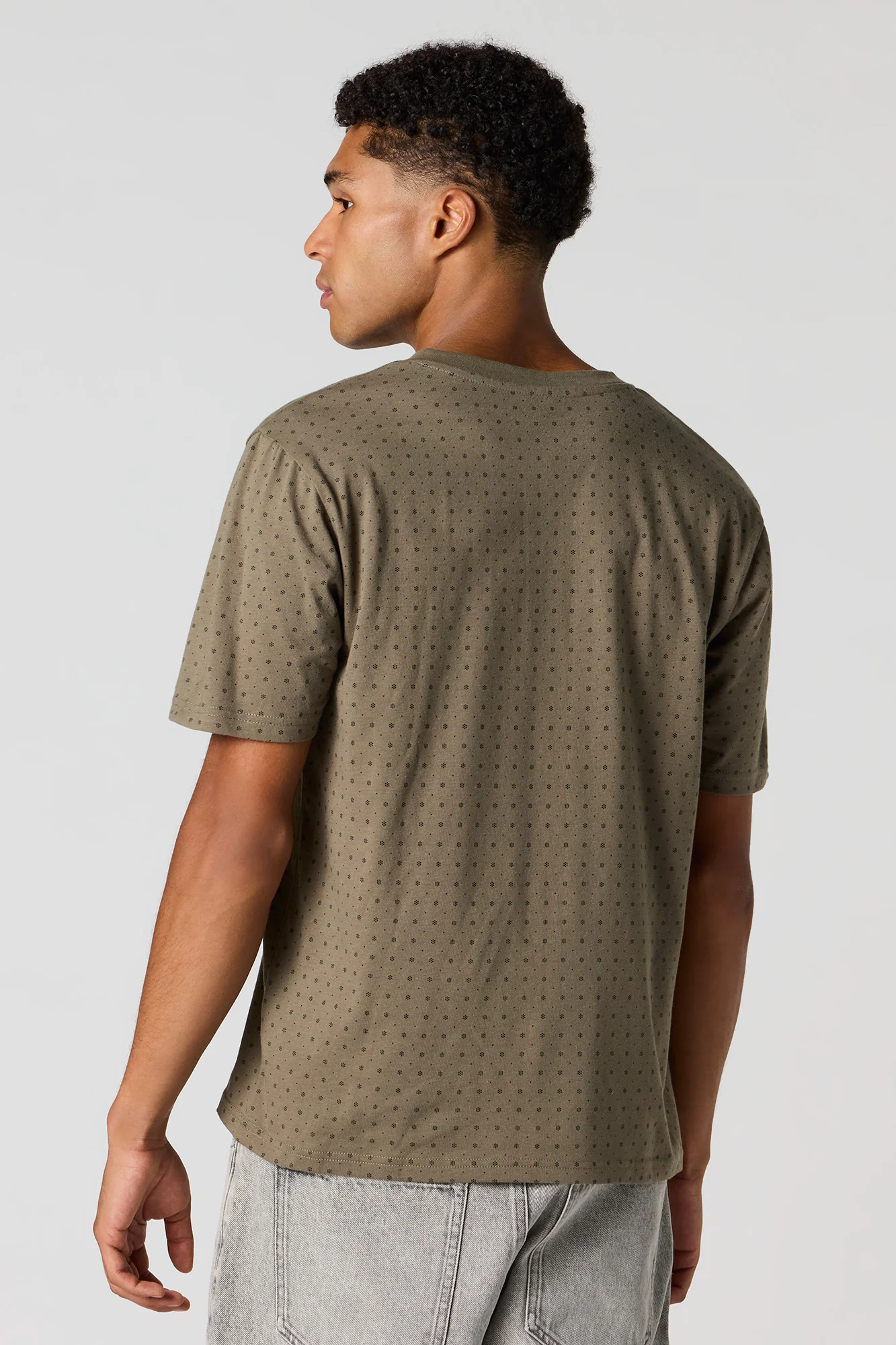 Printed Henley T-Shirt - Image 8
