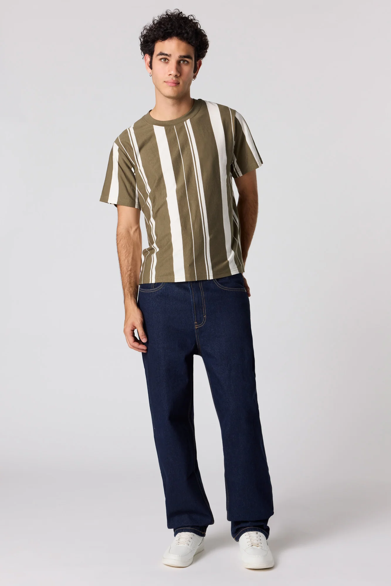 Vertical Striped T-Shirt - Image 3