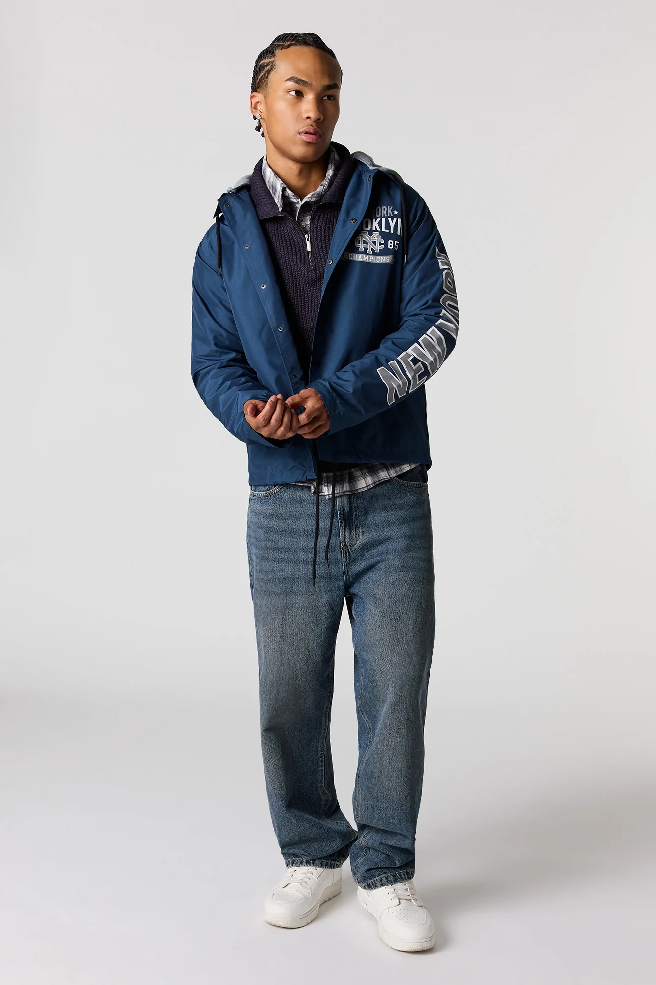 NY Graphic Bomber Jacket - Image 3