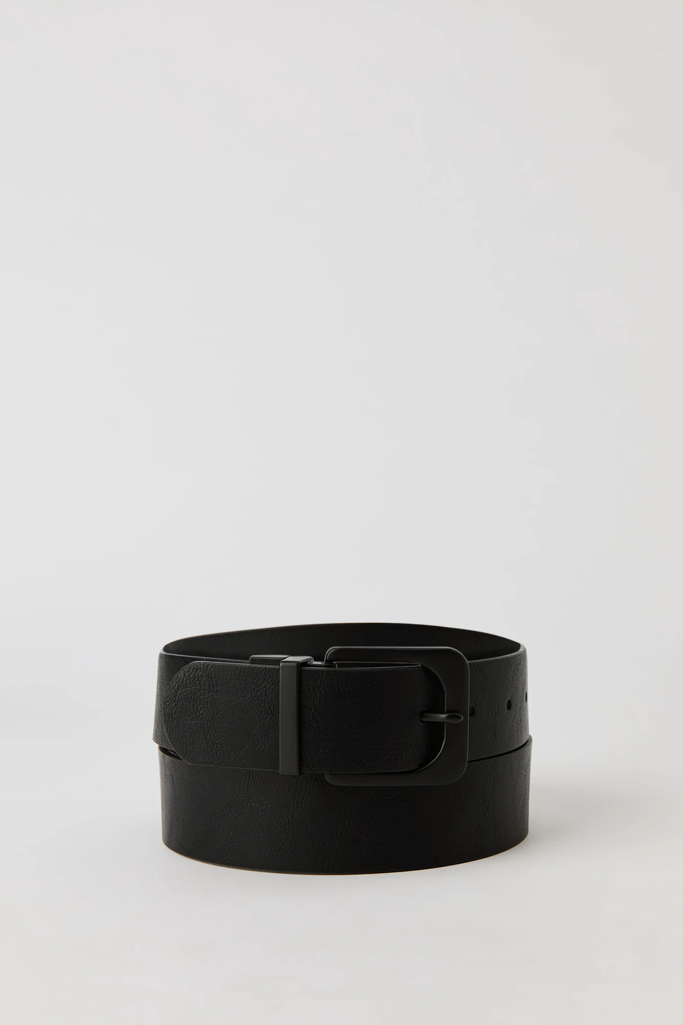 Faux Leather Reversible Belt