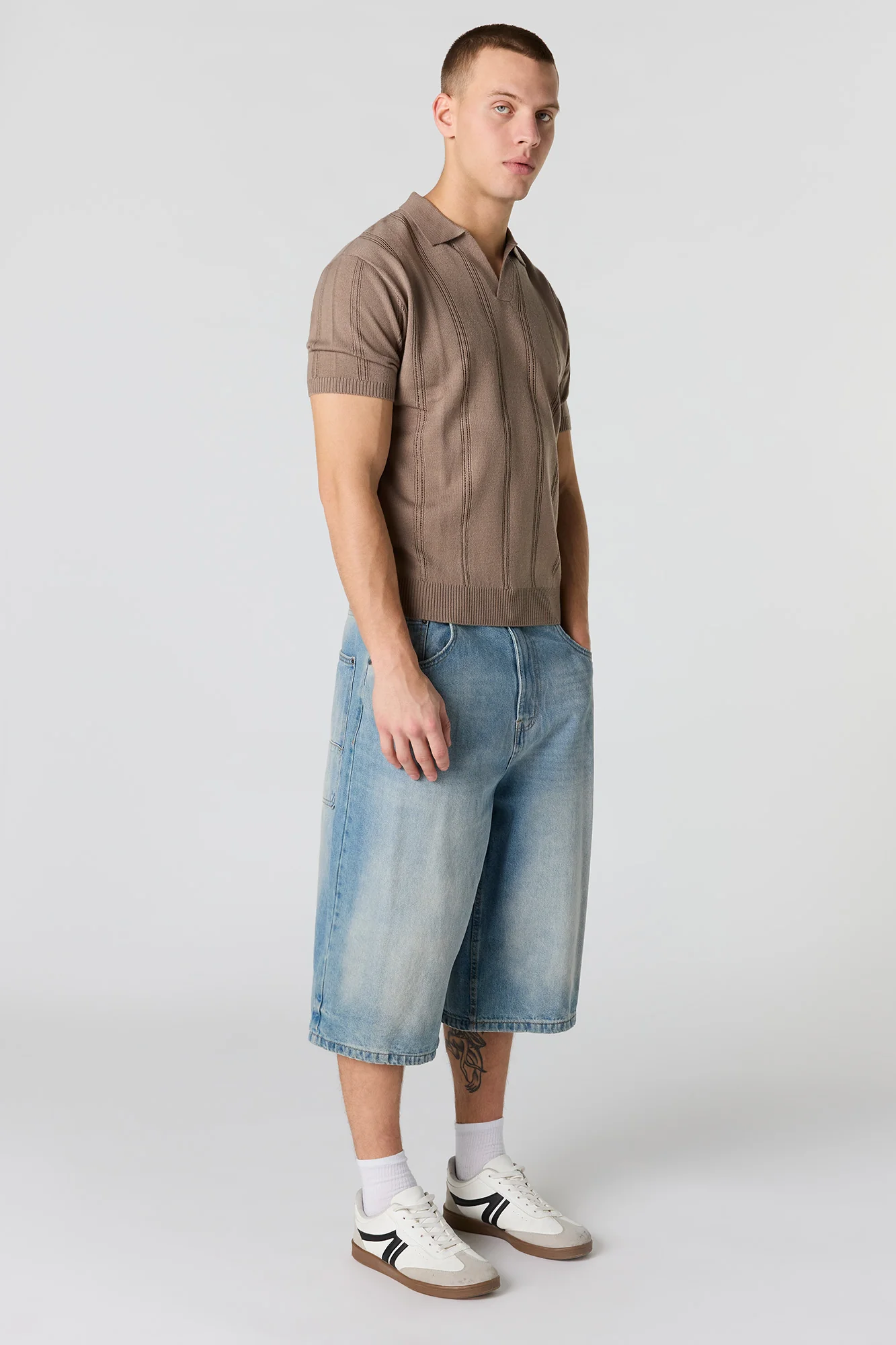 Knit Johnny Collar Polo - Image 12