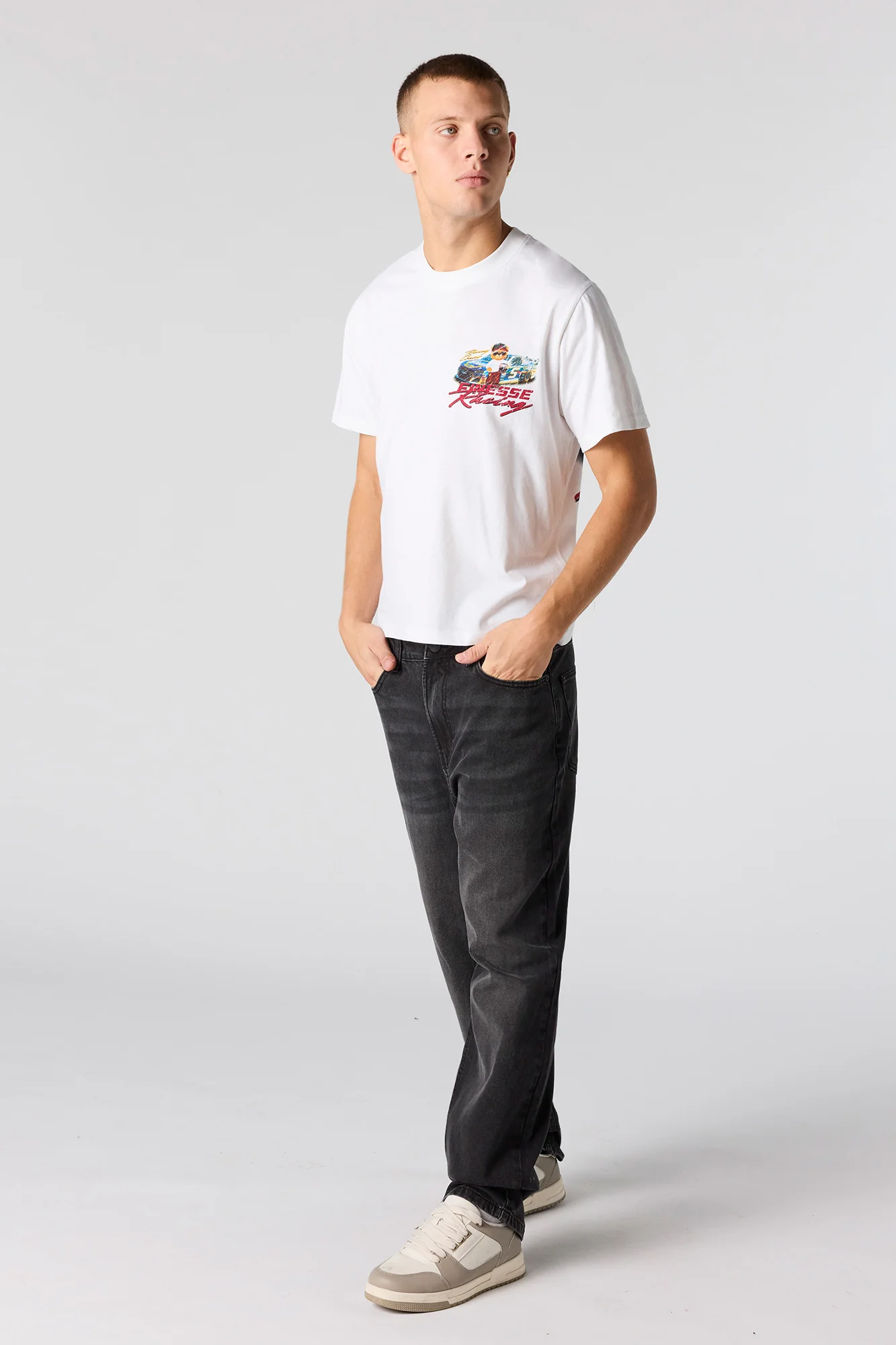 Bear Racing Graphic T-Shirt - Image 3