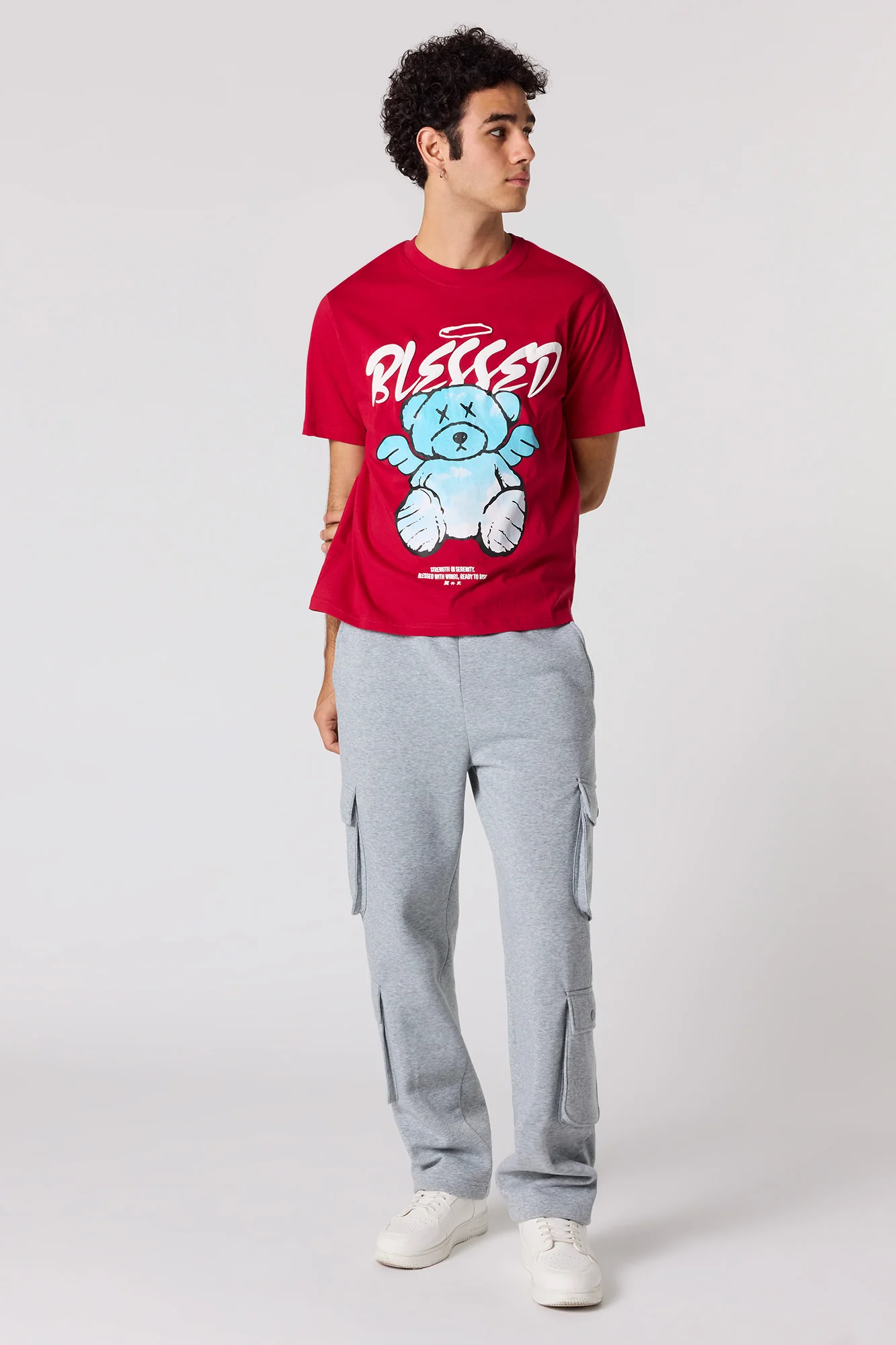 Blessed Bear Puff Print T-Shirt - Image 3