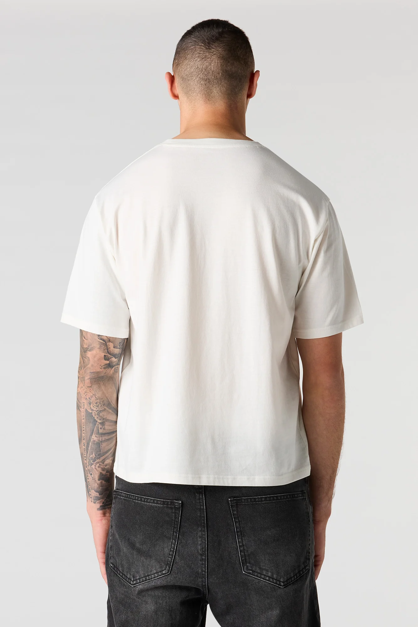 Bear Puff Print T-Shirt - Image 2
