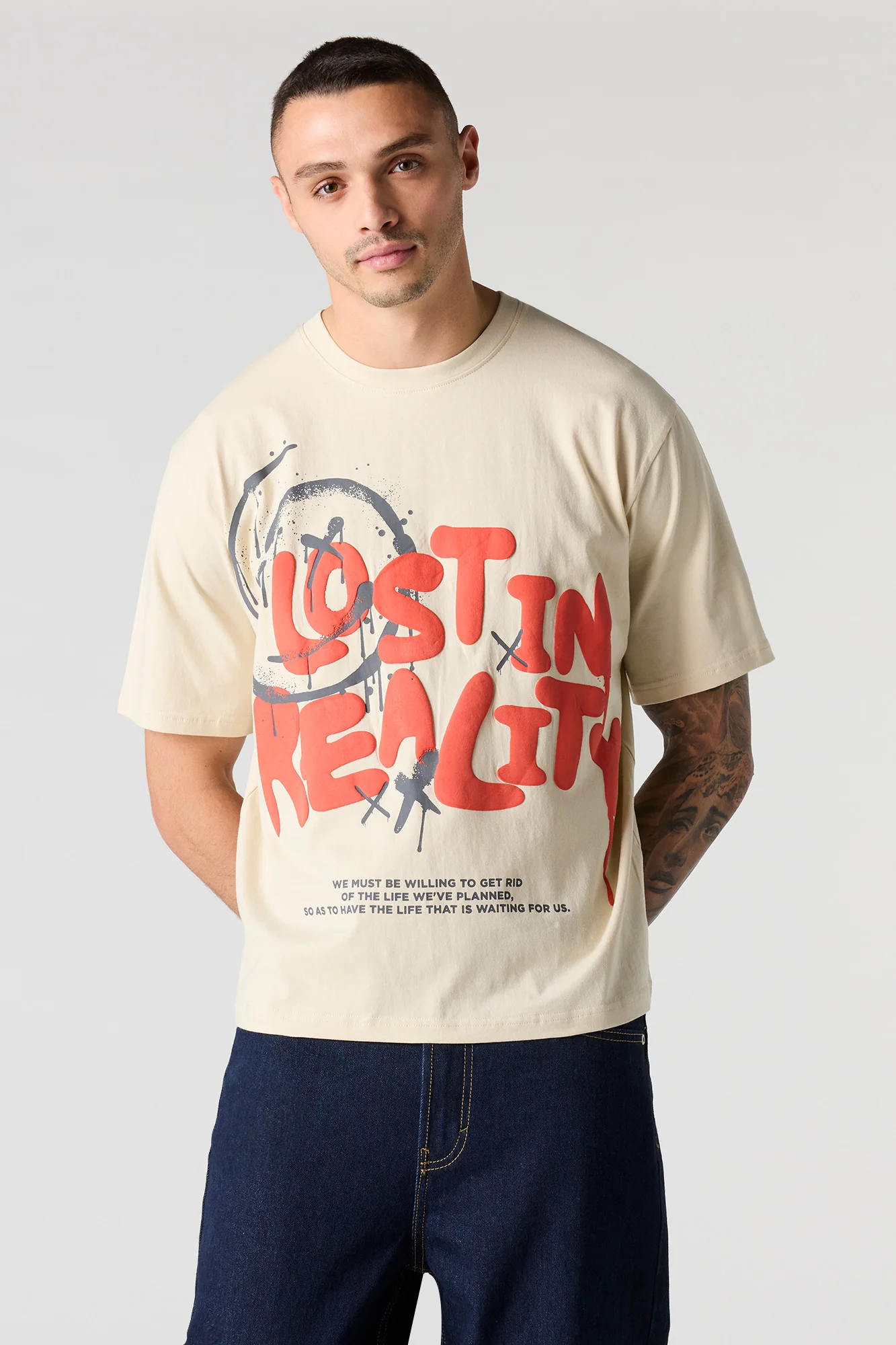 Puff Print Boxy T-Shirt
