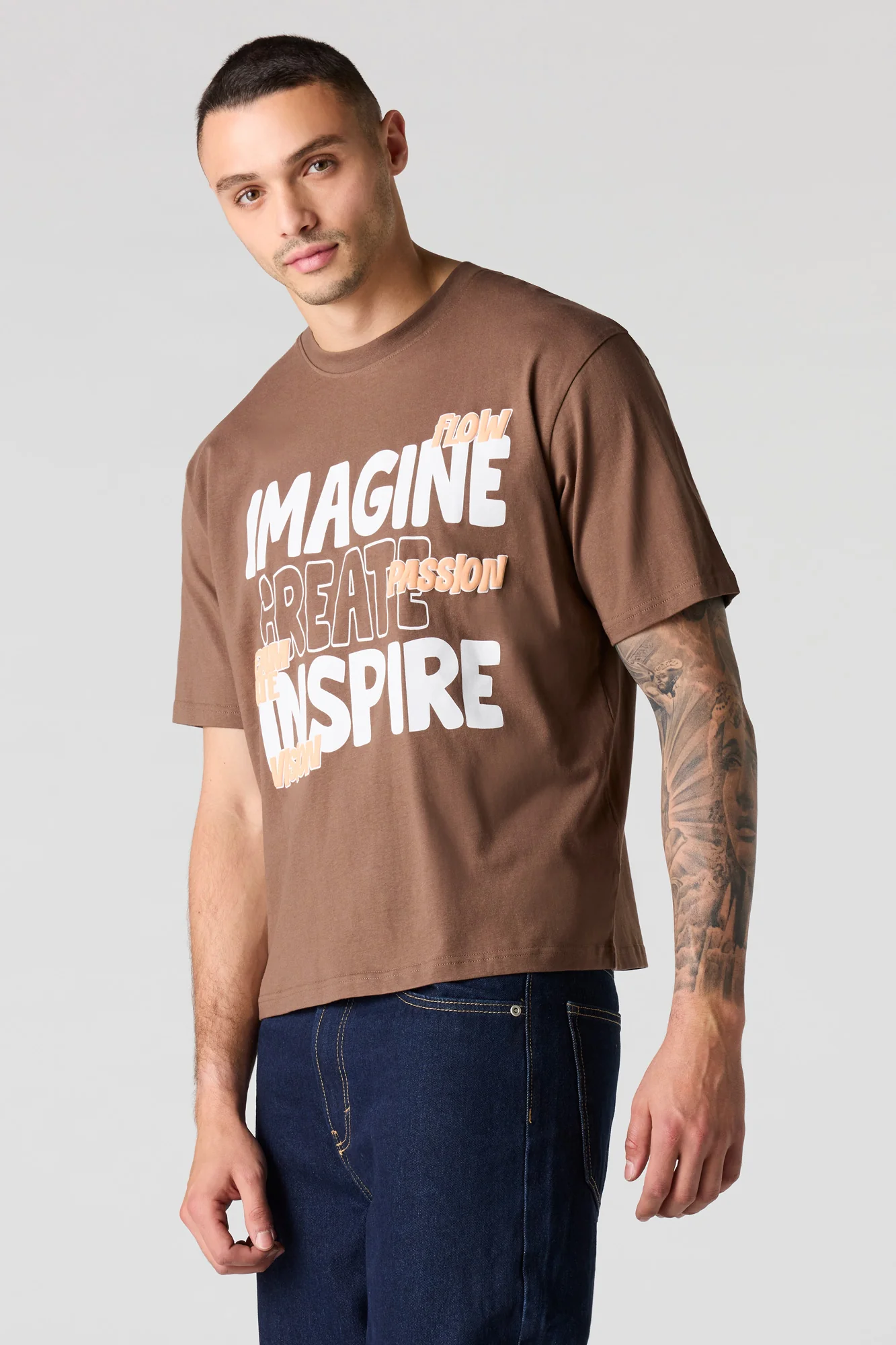Puff Print Boxy T-Shirt - Image 4