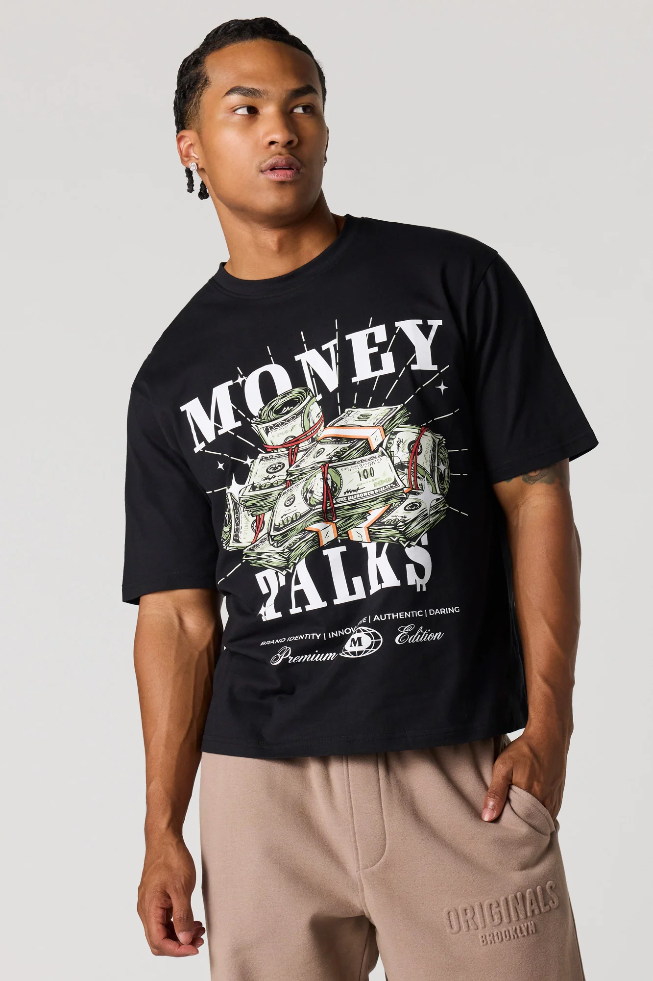 Money Talks Graphic T-Shirt