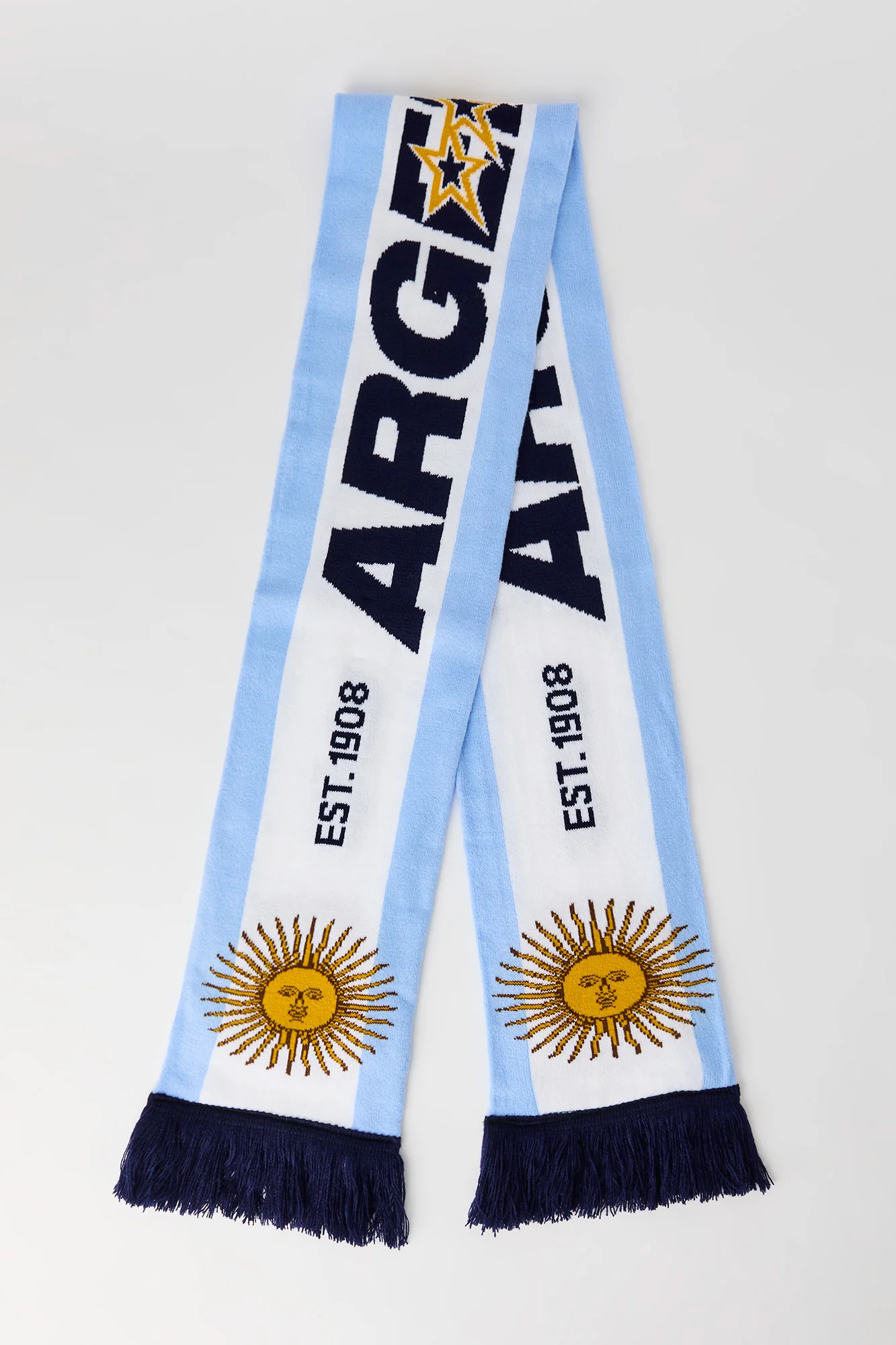 Argentina Jacquard Knit Scarf - Image 2